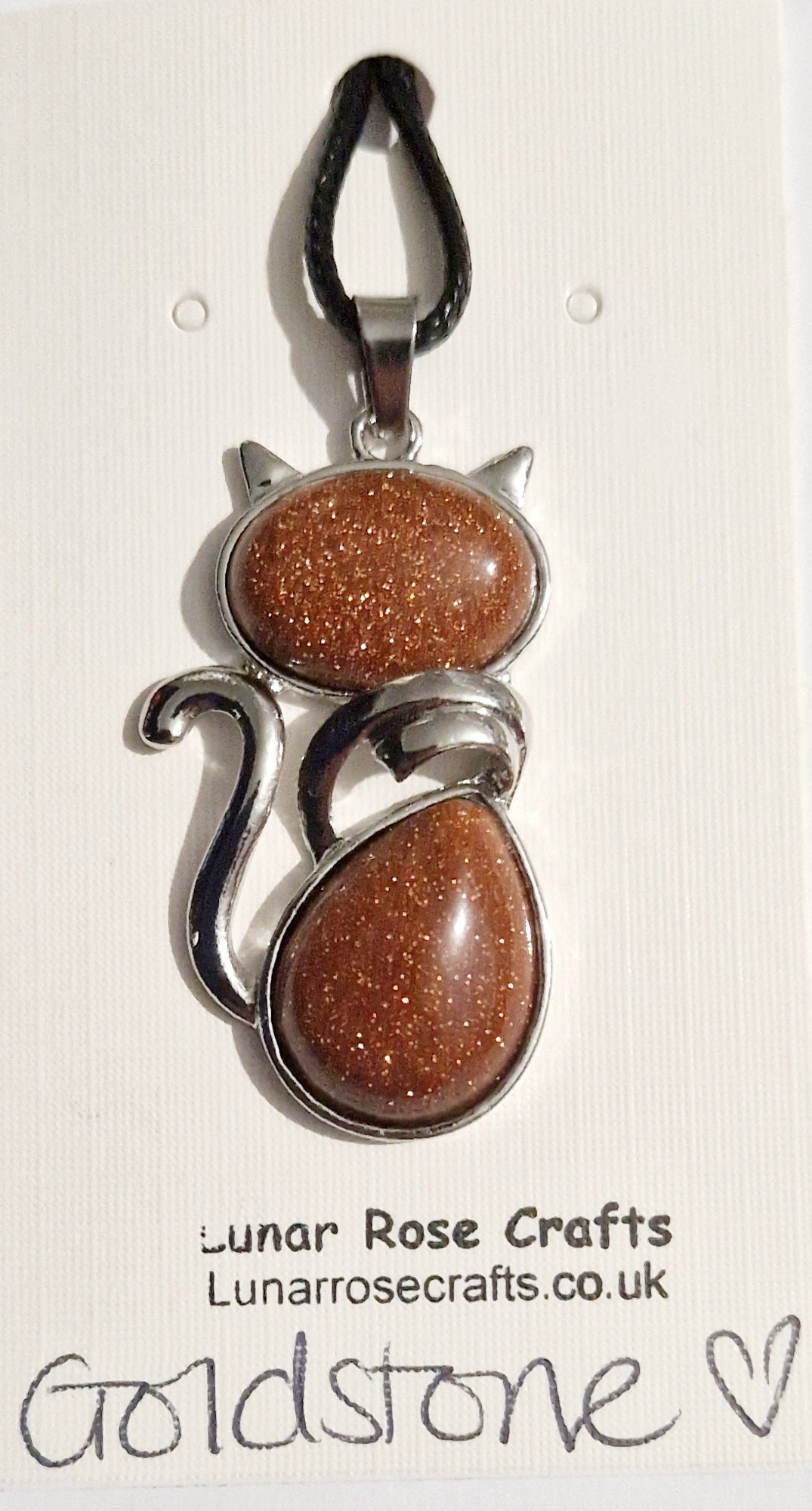 Gemstone Cat Necklaces