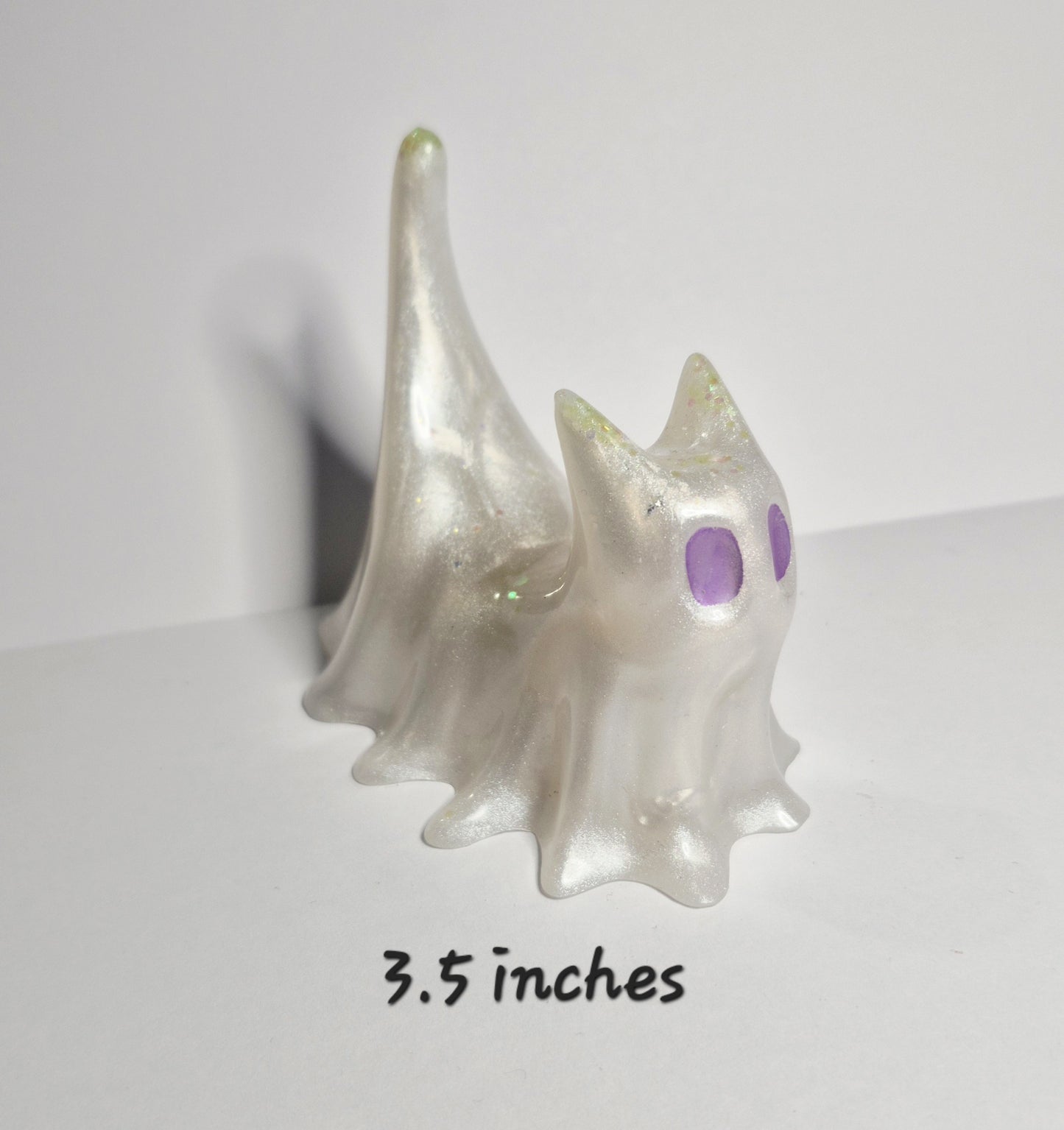 Ghost Cat Figurines