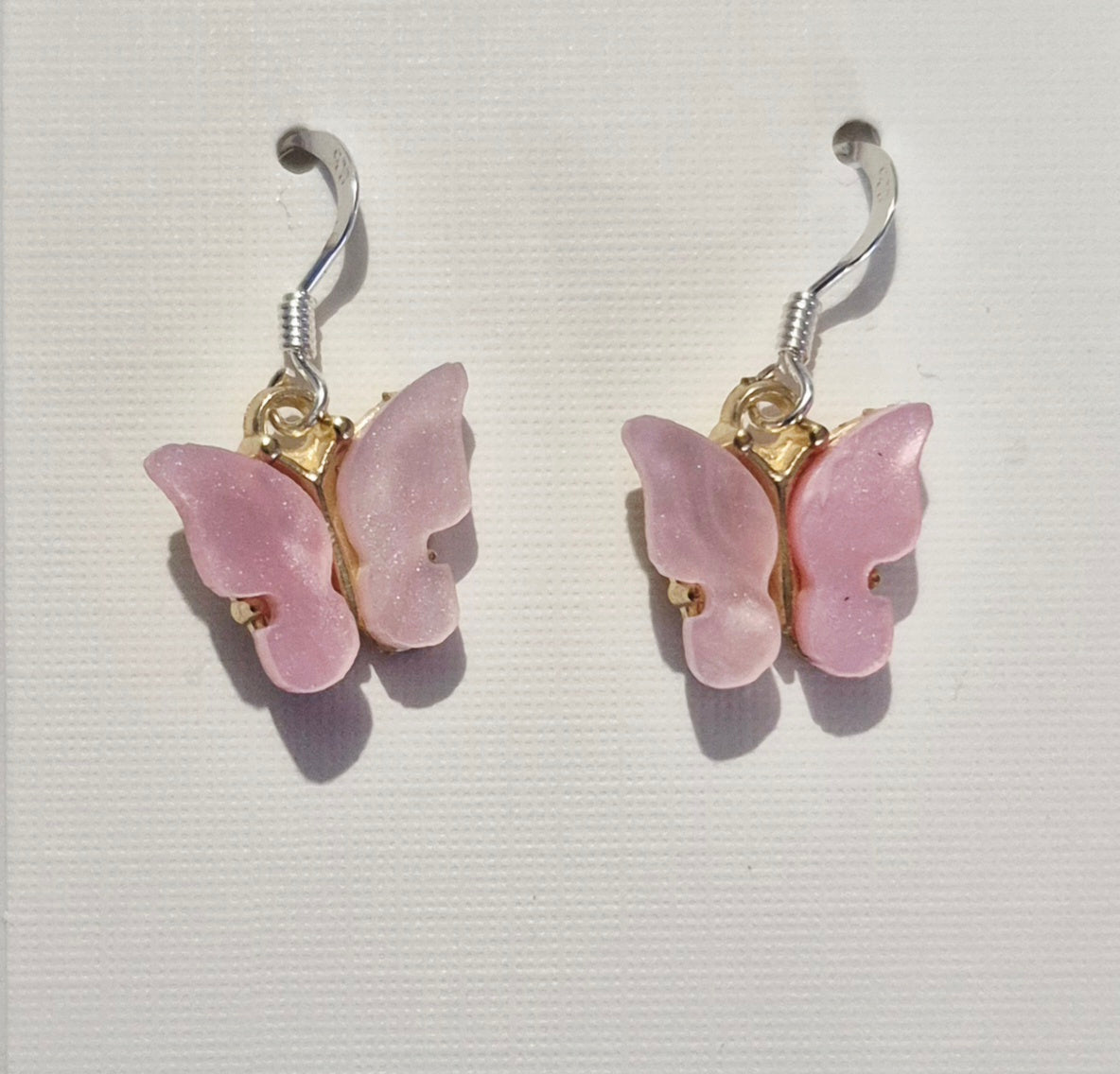 Pearlescent Butterfly Earrings