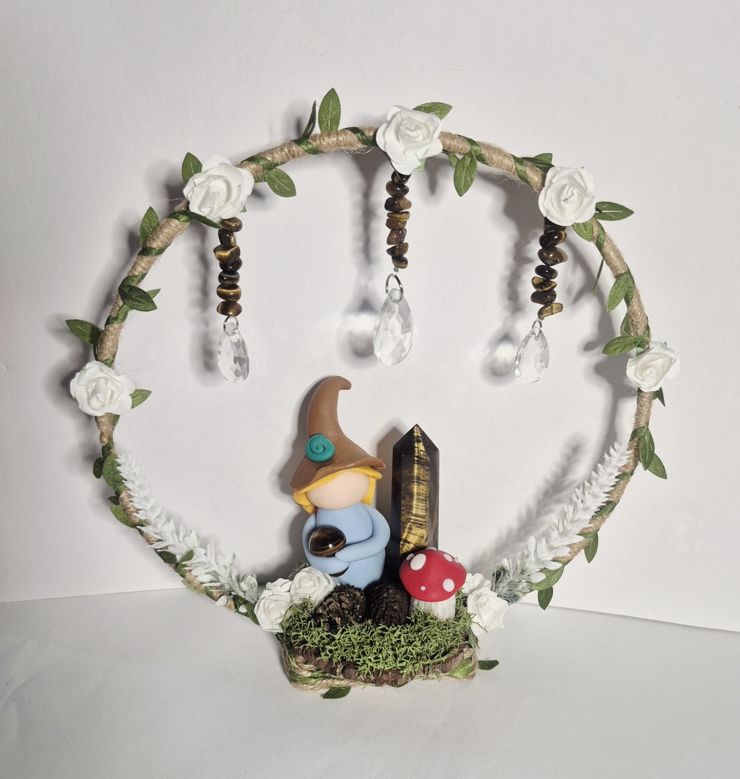 Gemstone and Clay Witch Wreath Collection