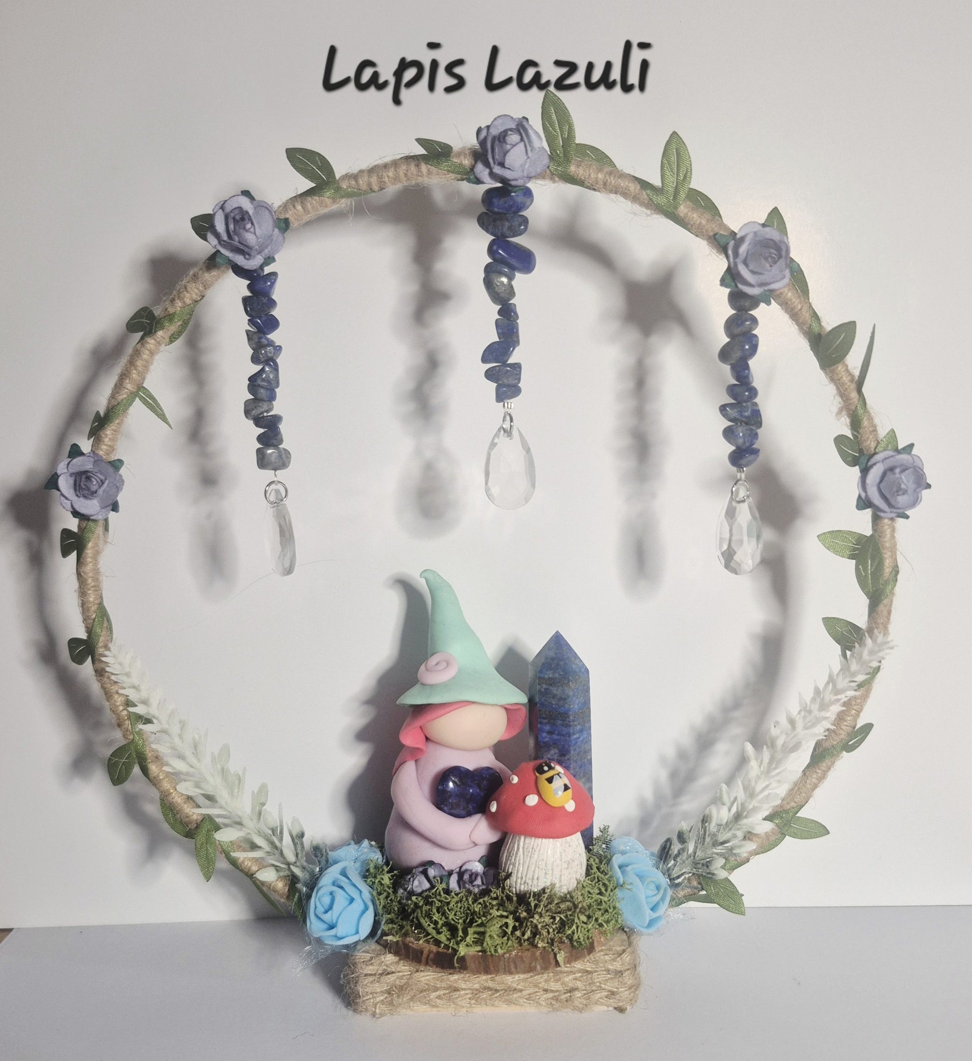 Gemstone and Clay Witch Wreath Collection