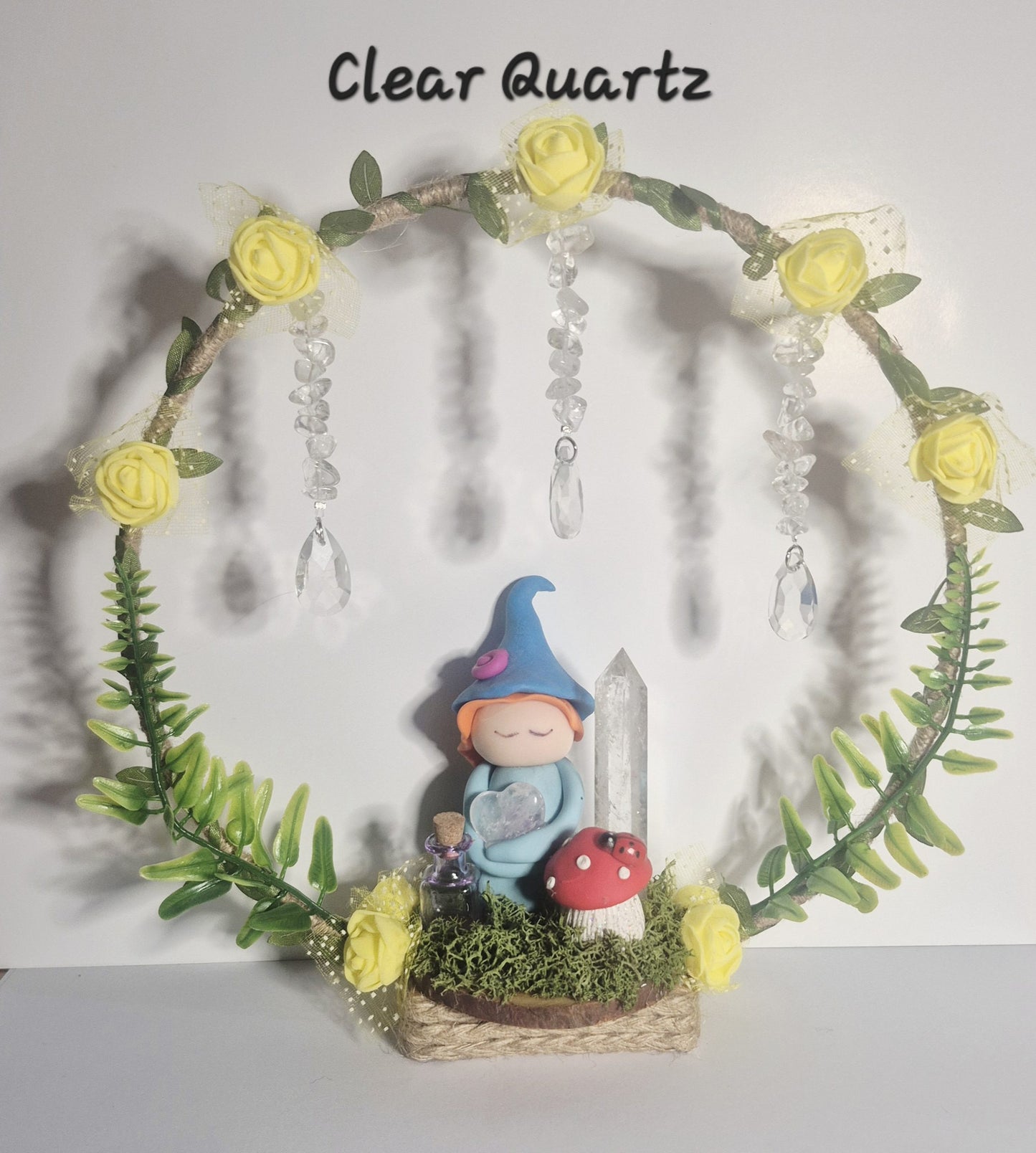 Gemstone and Clay Witch Wreath Collection
