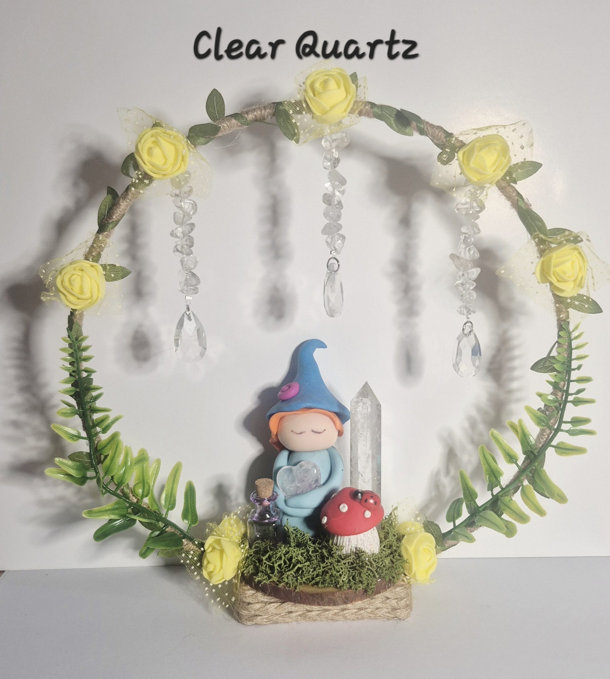 Gemstone and Clay Witch Wreath Collection