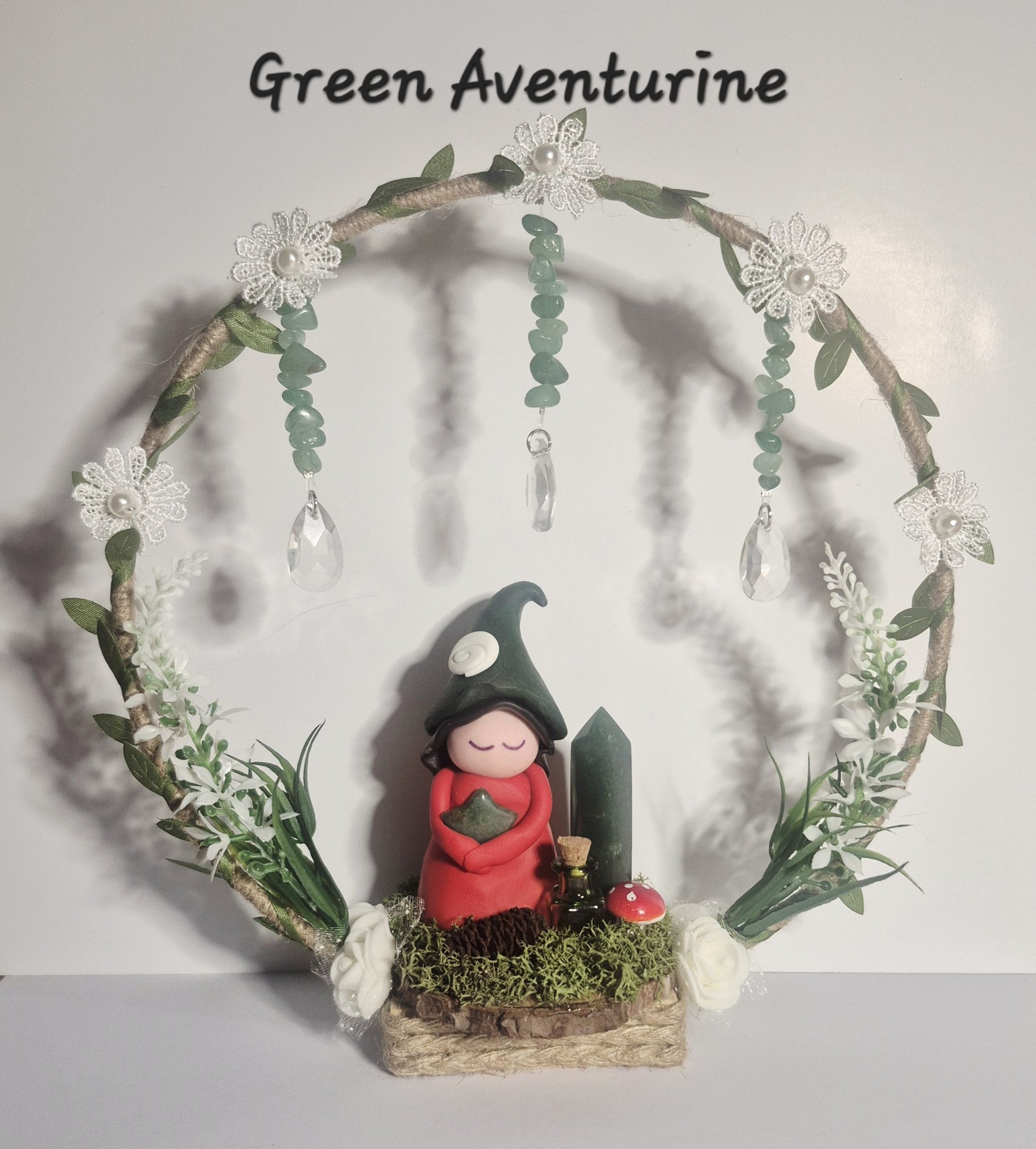 Gemstone and Clay Witch Wreath Collection