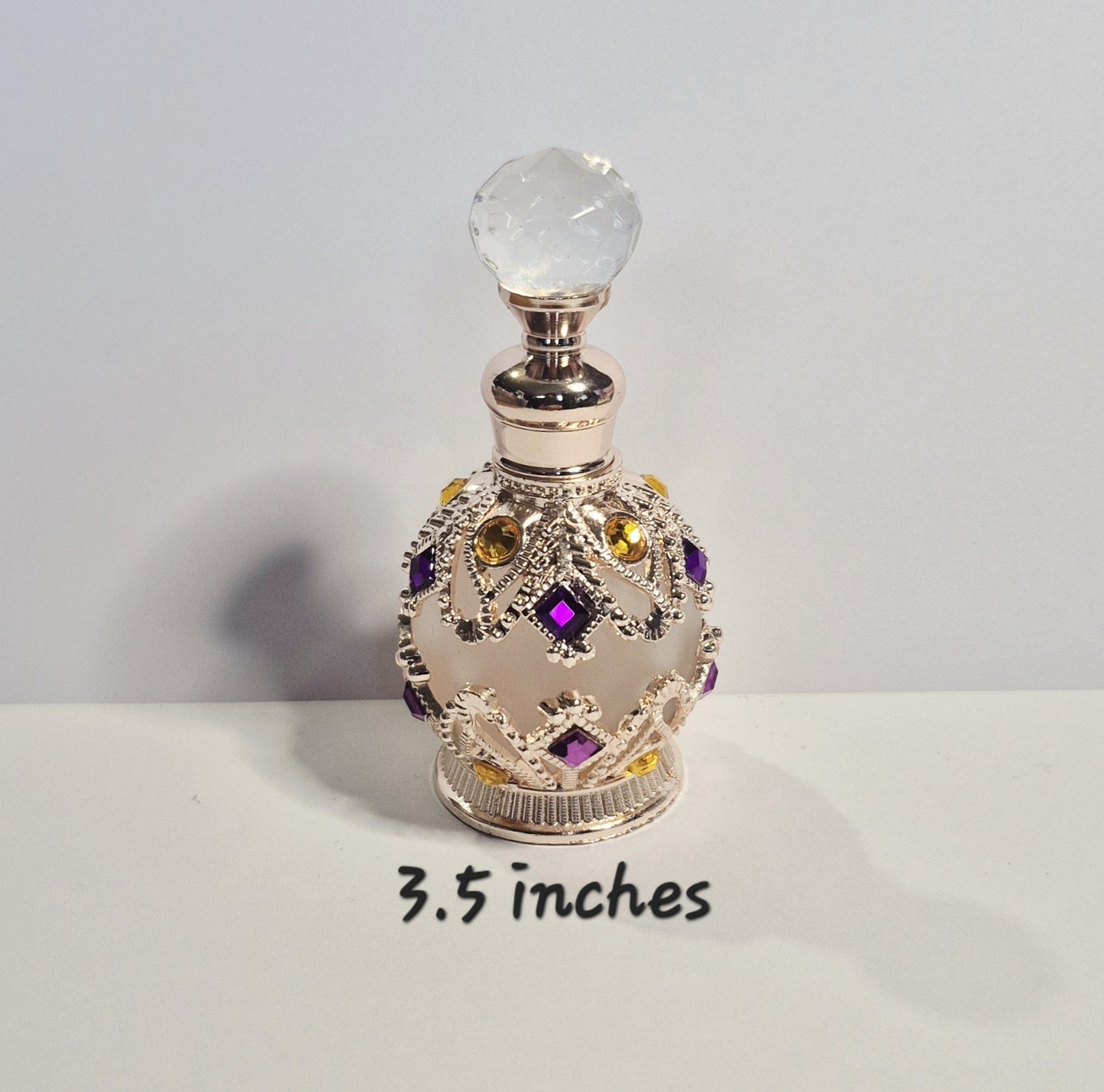 Glass Decorated Perfume Bottles