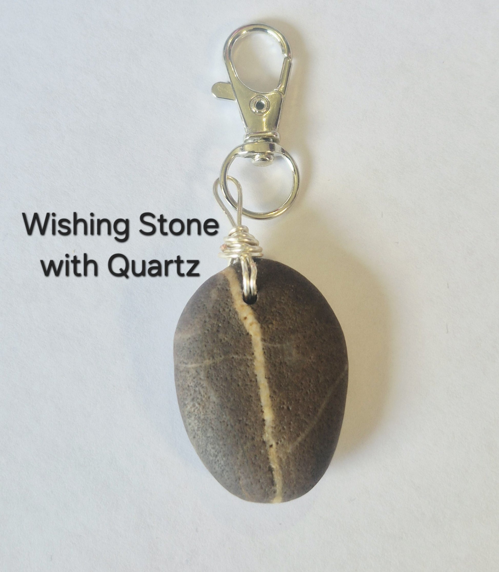 Beach Pebble Bag Charms