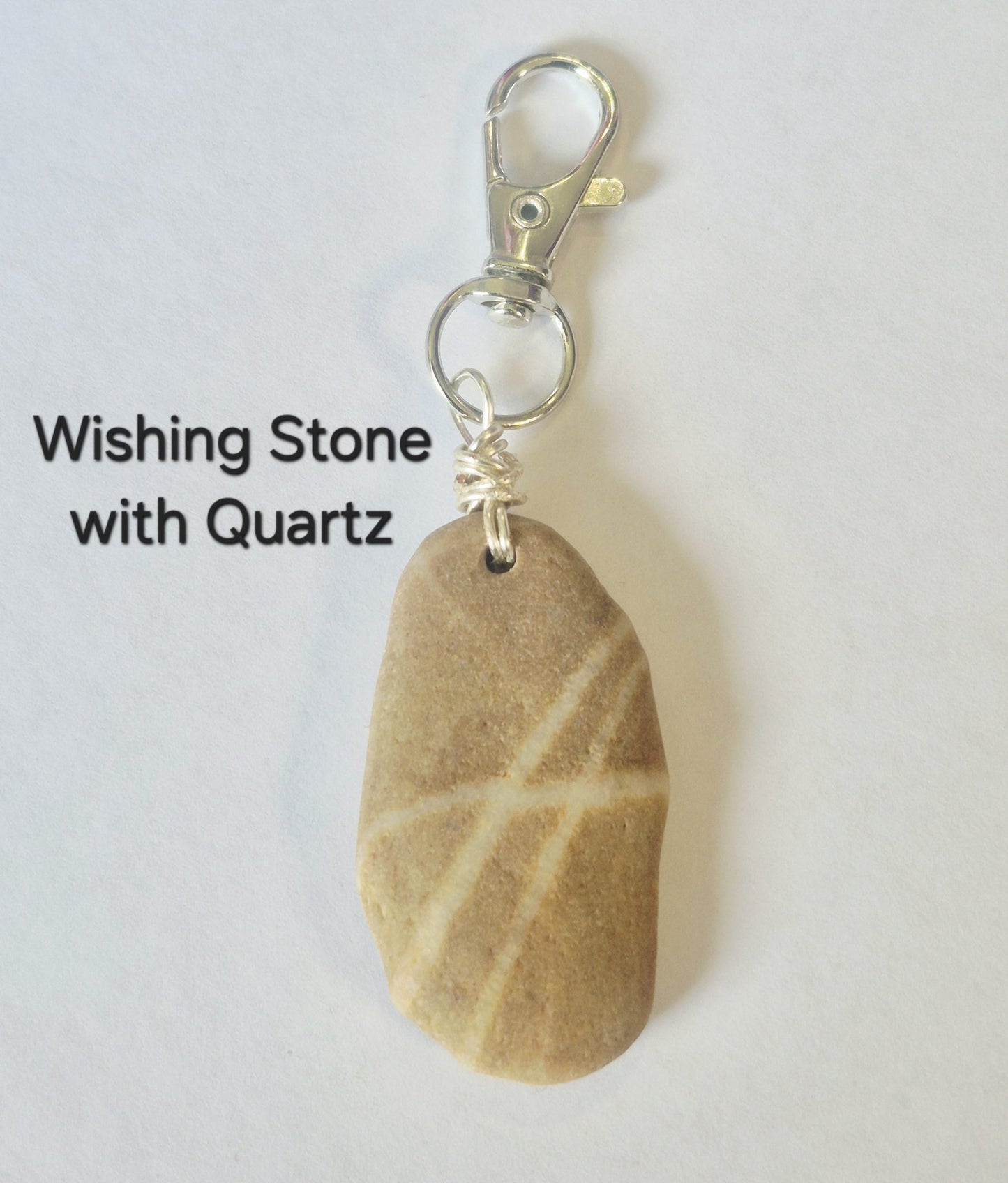 Beach Pebble Bag Charms