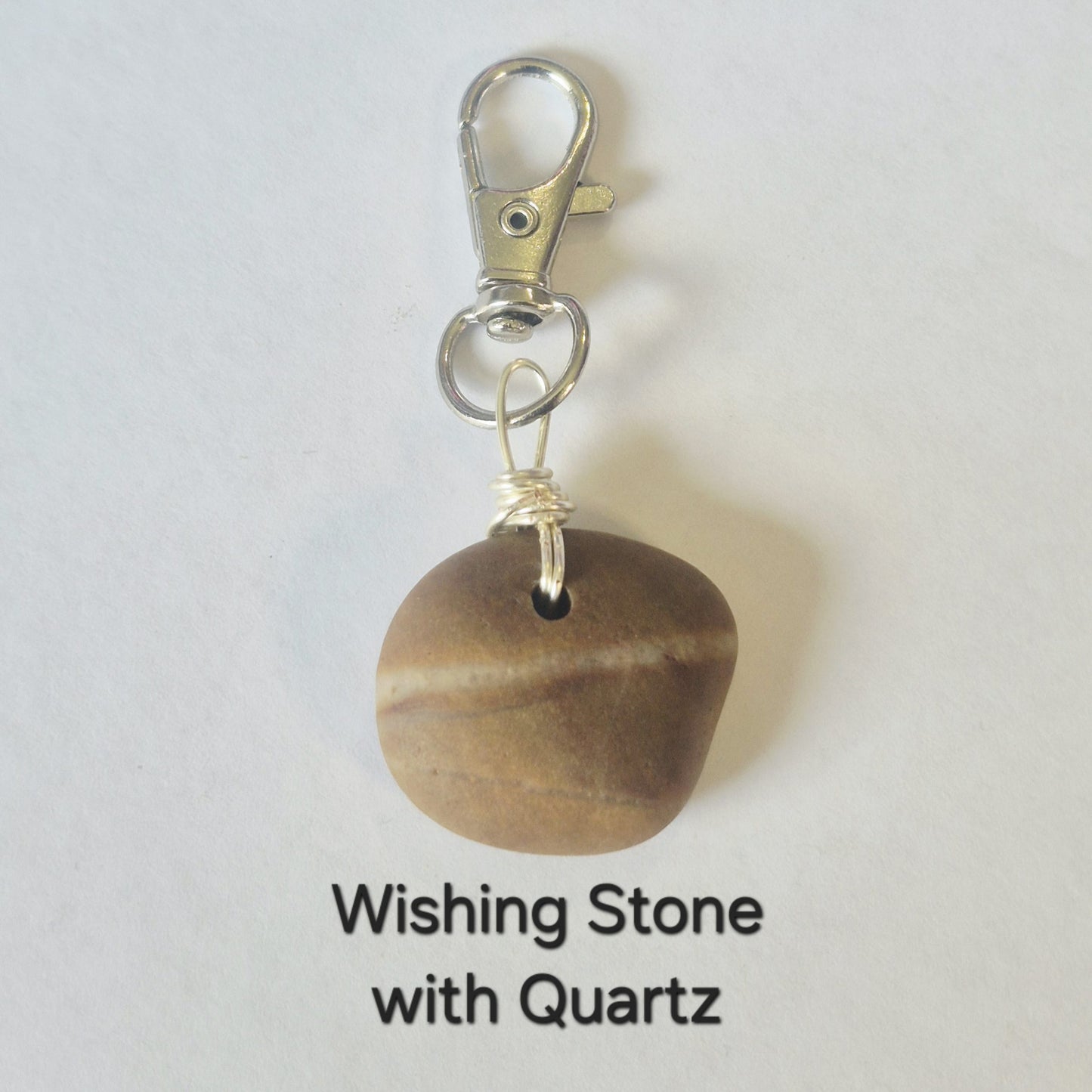 Beach Pebble Bag Charms