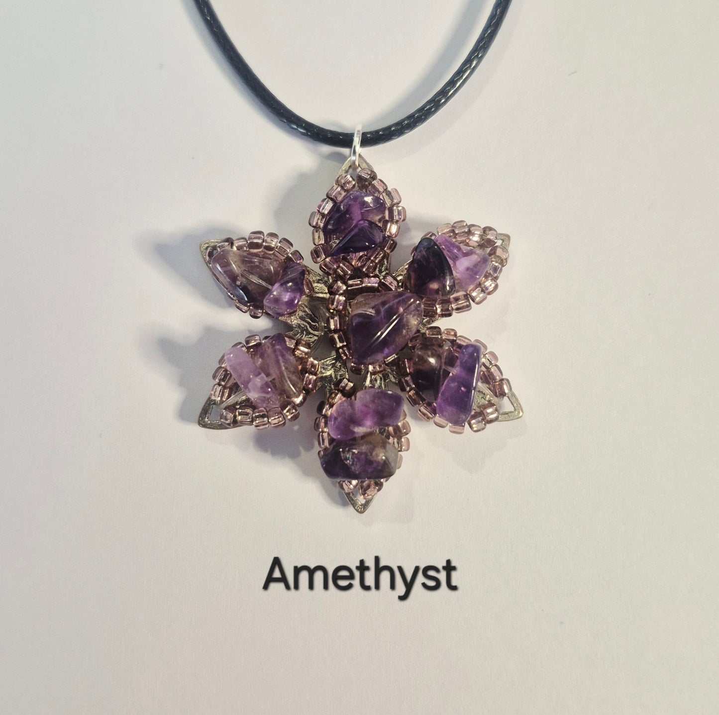Gemstone Flower Necklaces