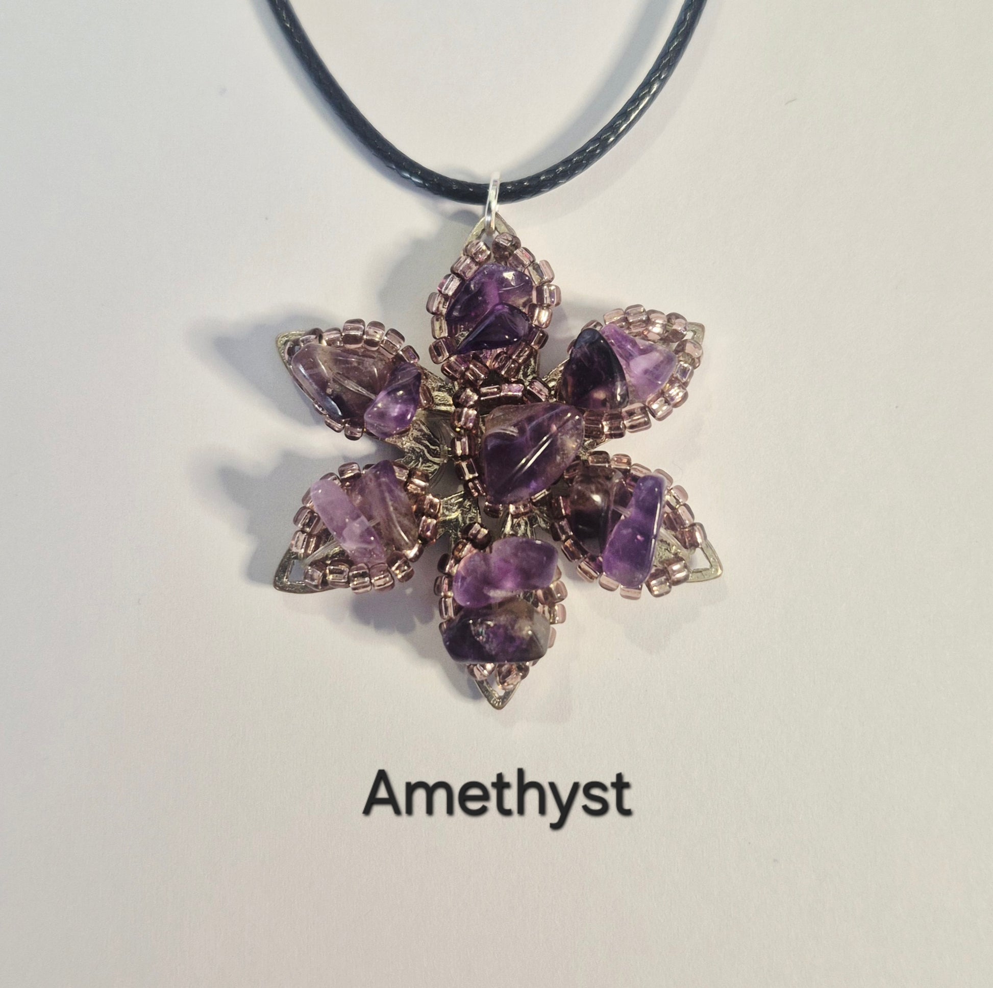 Gemstone Flower Necklaces