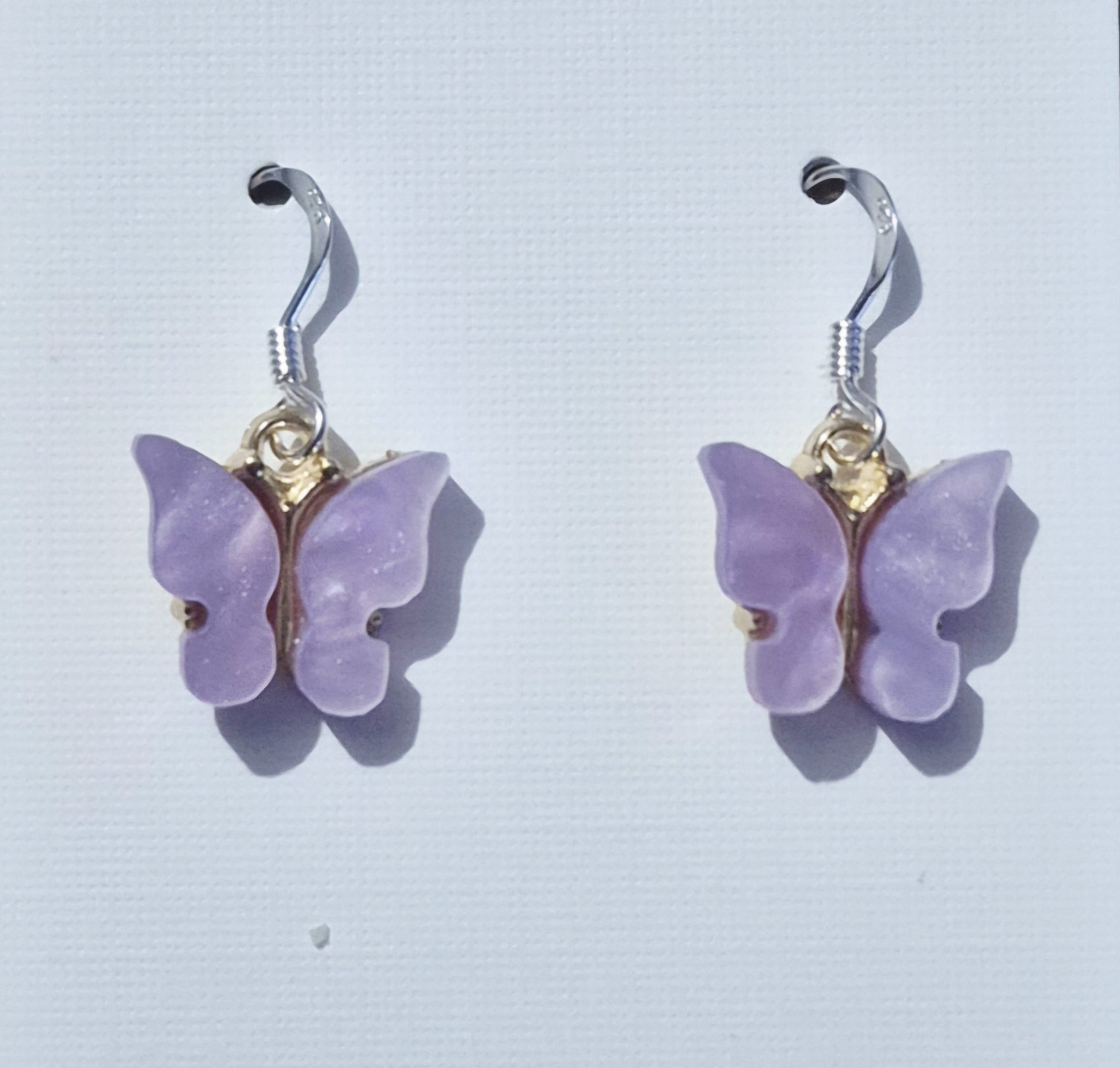 Pearlescent Butterfly Earrings