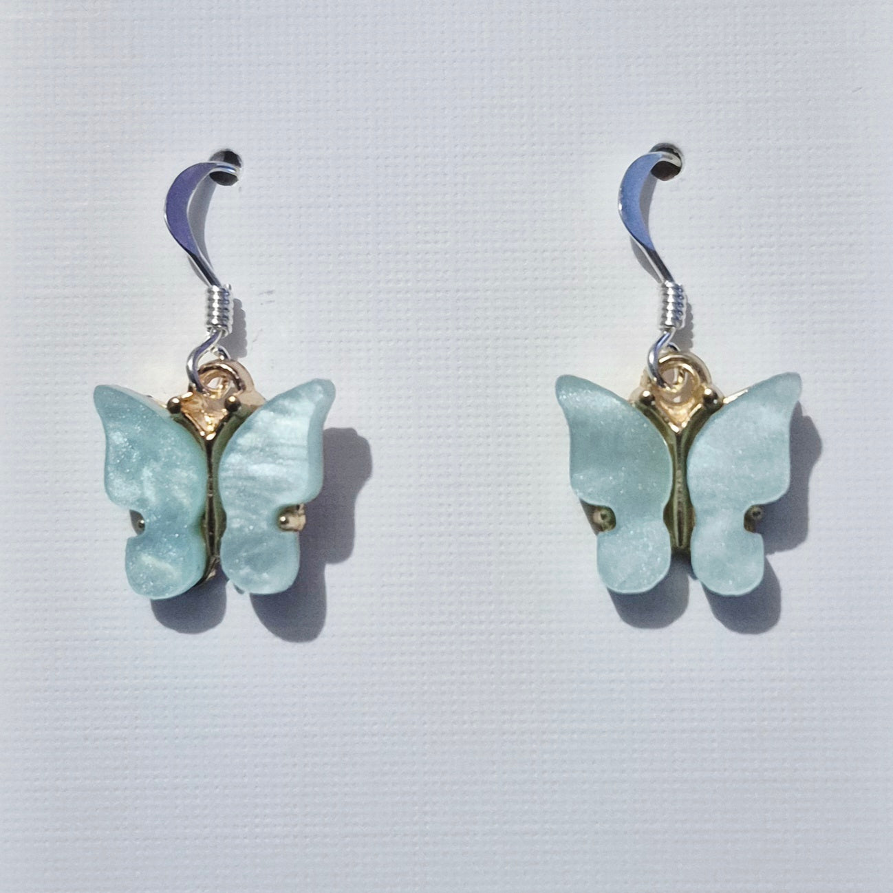 Pearlescent Butterfly Earrings