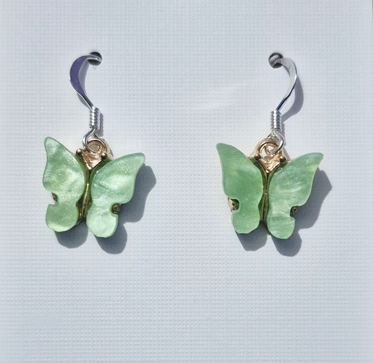 Pearlescent Butterfly Earrings