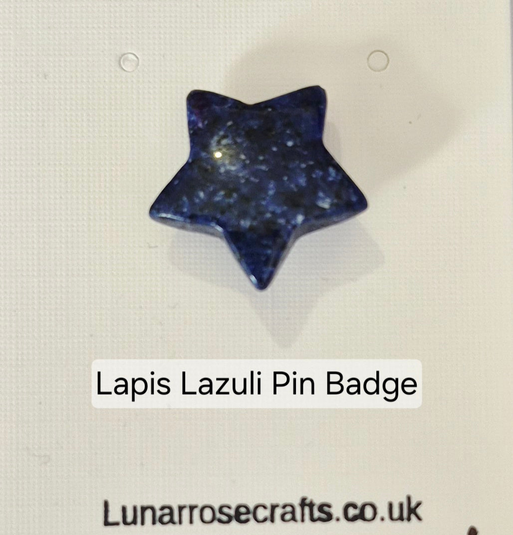 Gemstone Shaped Pin Badges