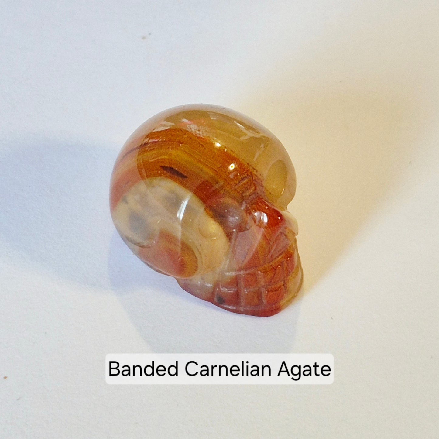 Mini Carved Gemstone Skulls