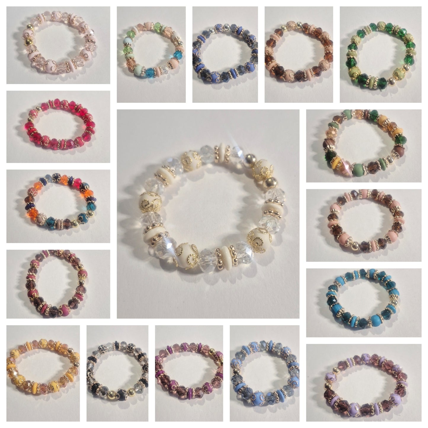 Swirly Bead Bracelets