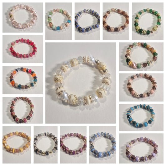 Swirly Bead Bracelets