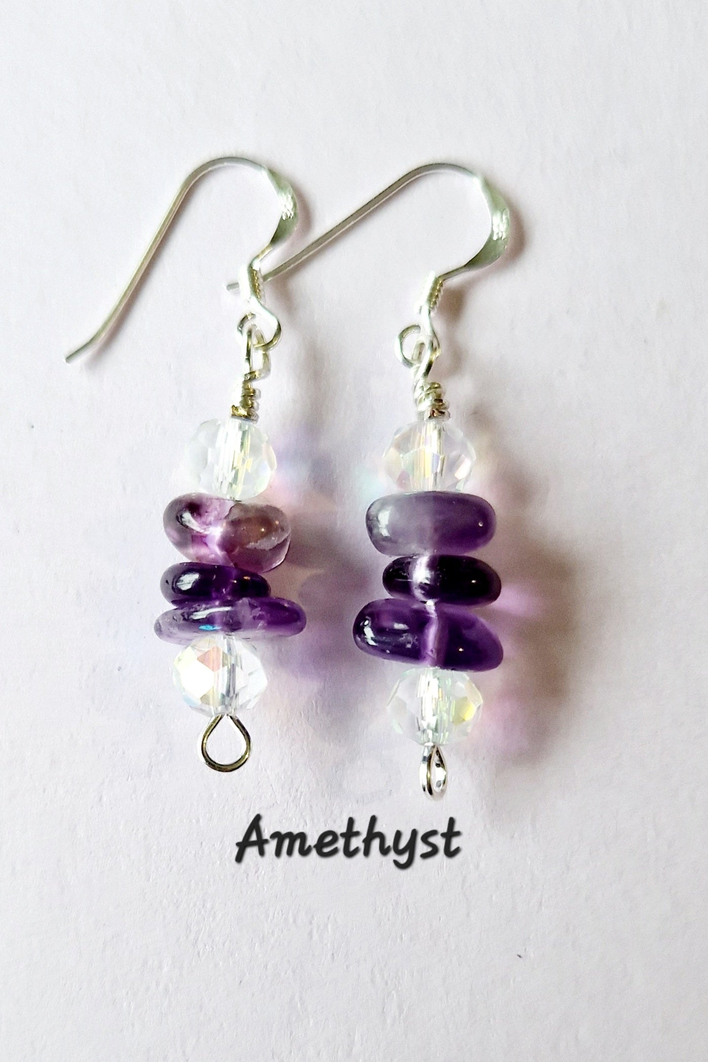 Gemstone Chip Earrings