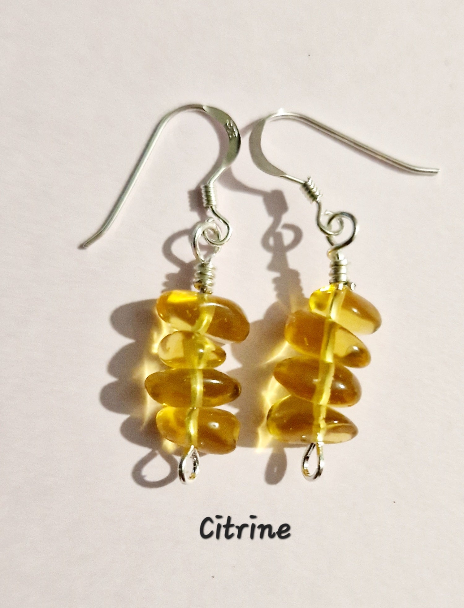 Gemstone Chip Earrings