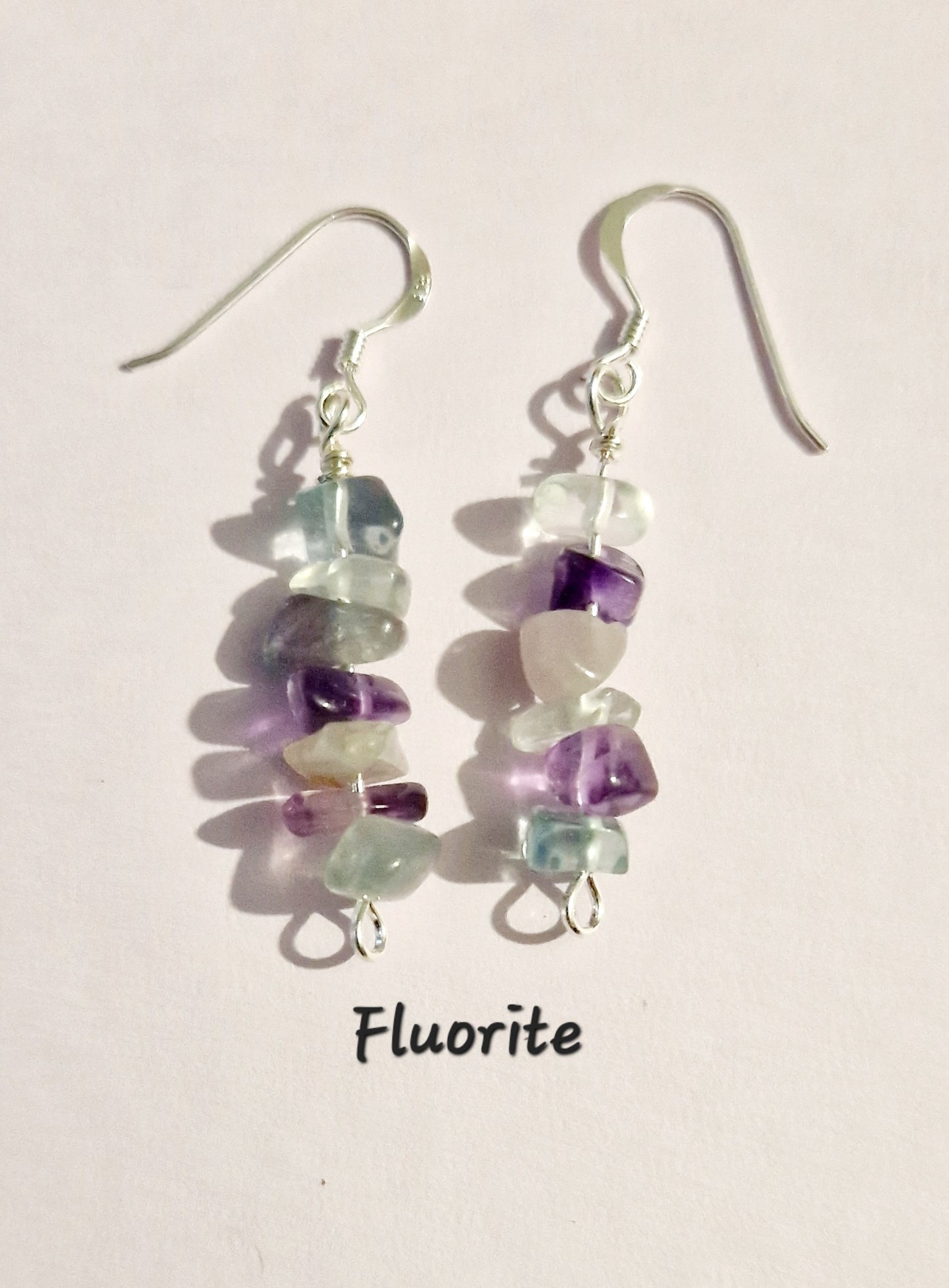 Gemstone Chip Earrings