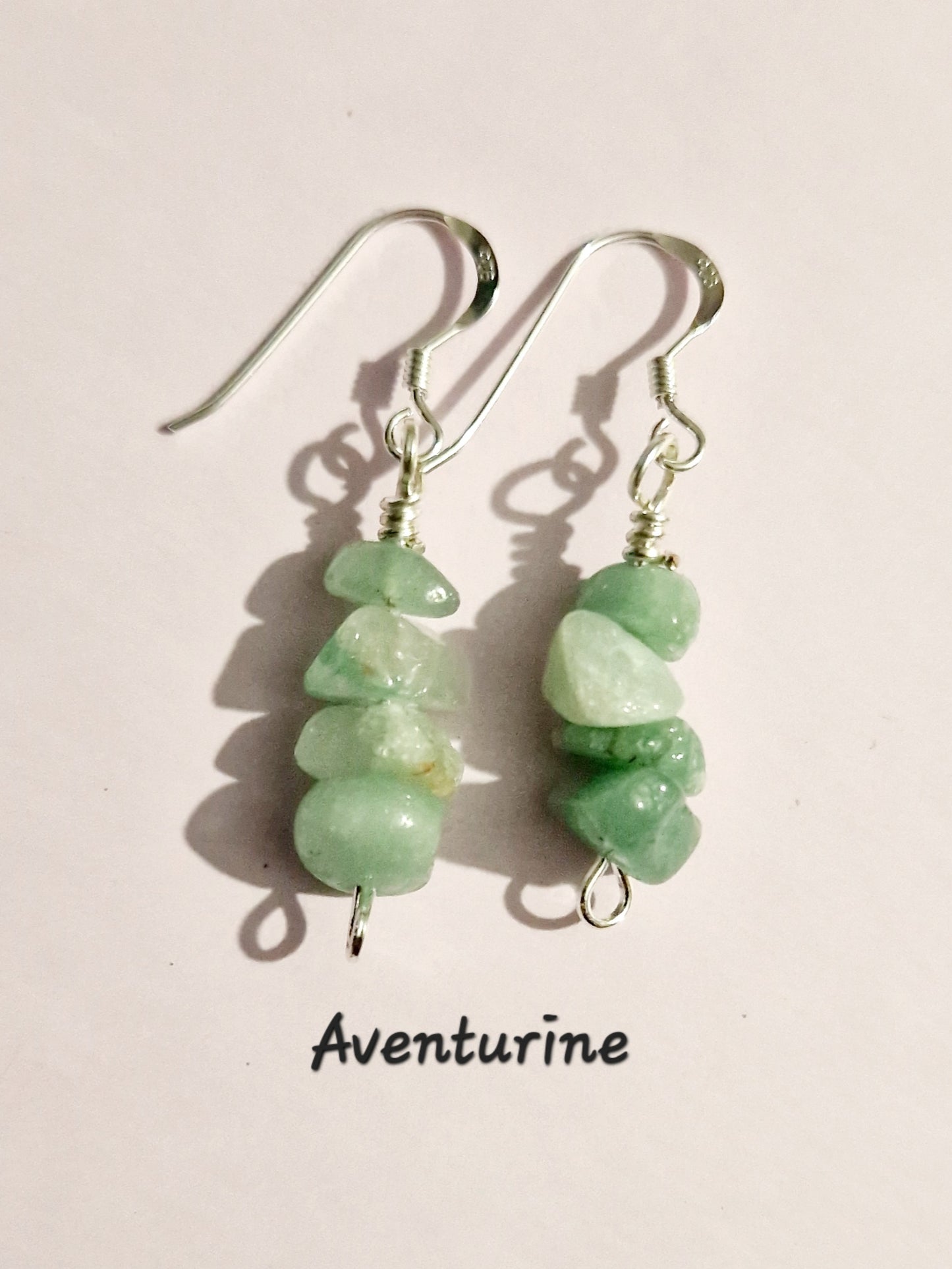 Gemstone Chip Earrings
