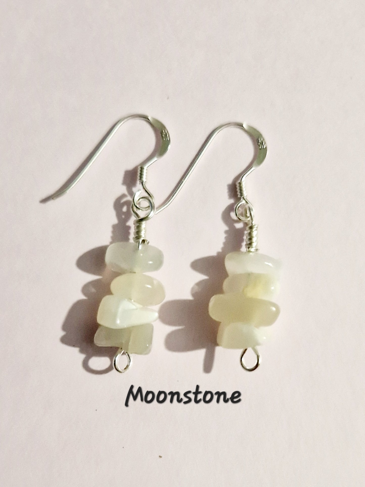 Gemstone Chip Earrings