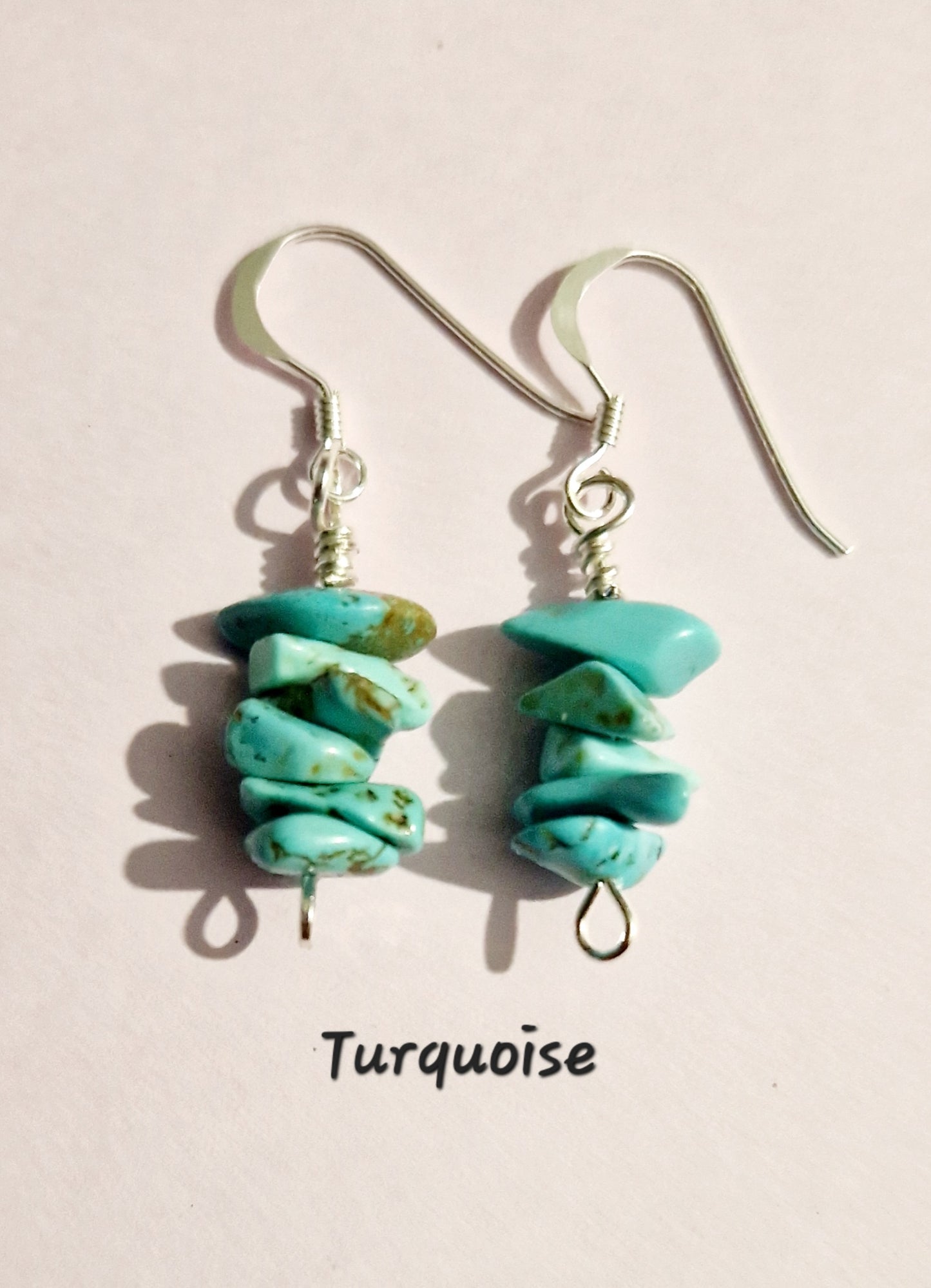 Gemstone Chip Earrings