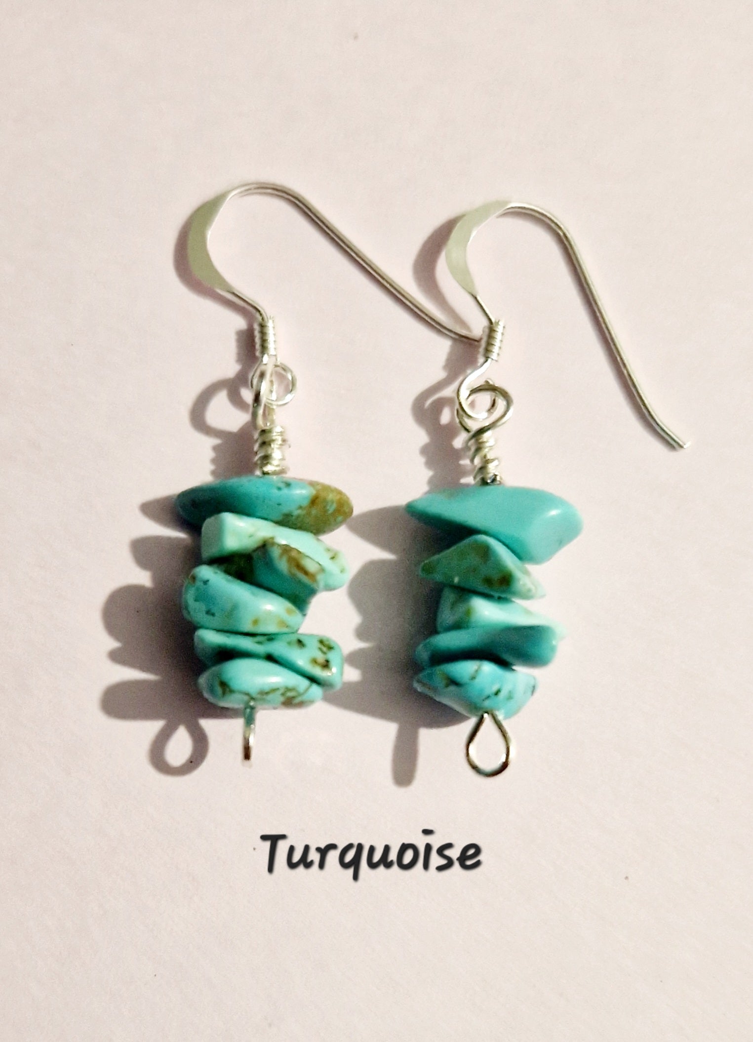 Gemstone Chip Earrings
