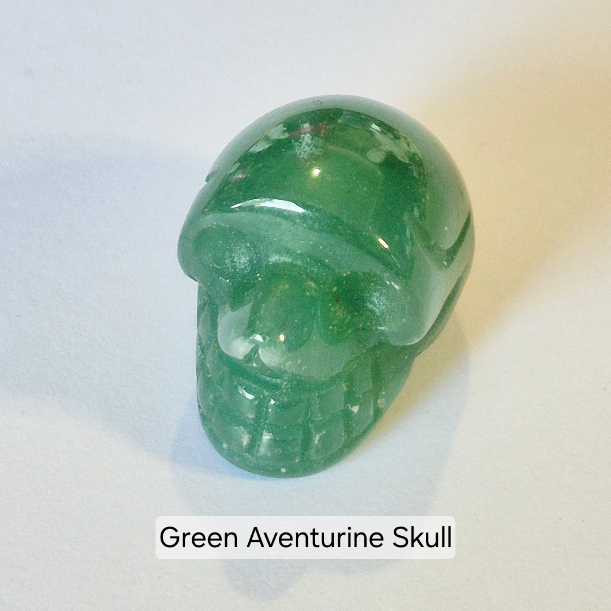 Mini Carved Gemstone Skulls