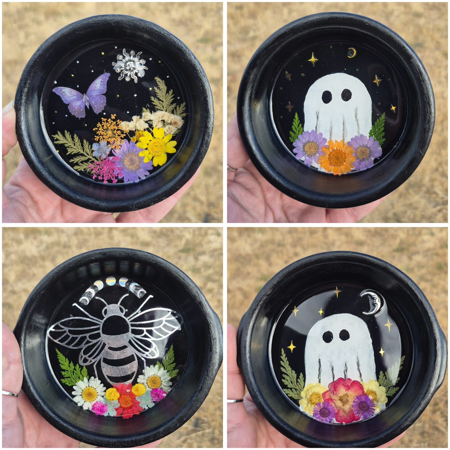 Hand Decorated Trinket Trays
