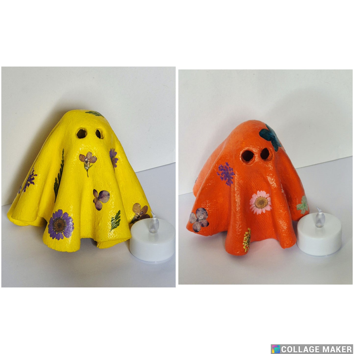 Ghostie Flickering Light Ornaments