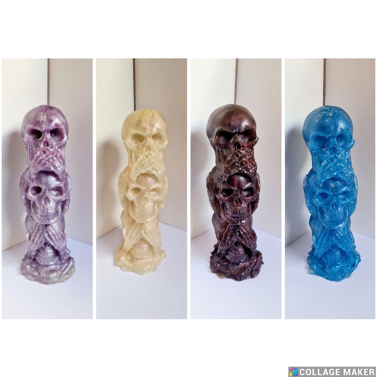 Resin Skull Trio