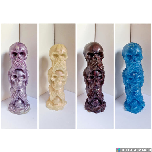 Resin Skull Trio