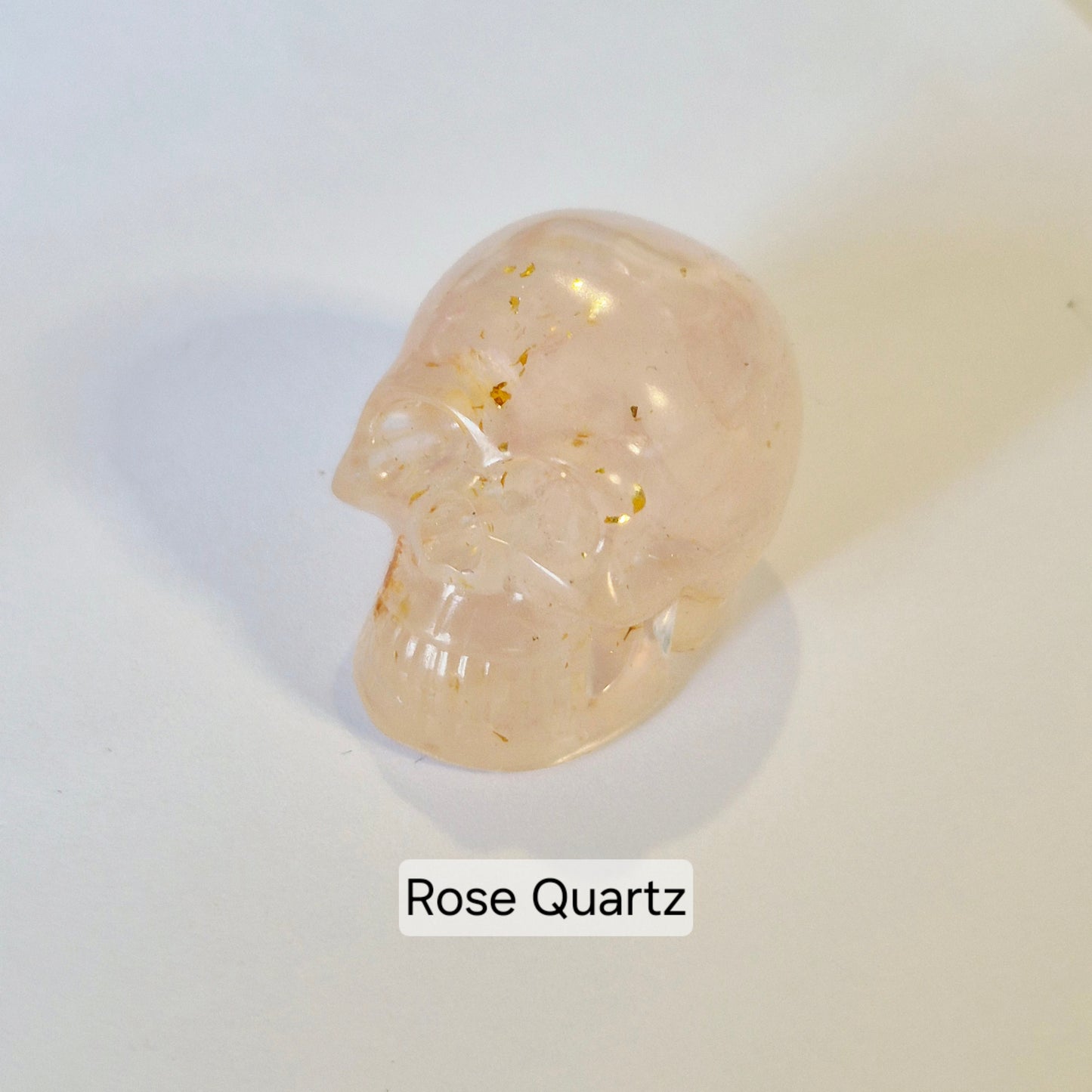 Gemstone Chip Resin Skulls