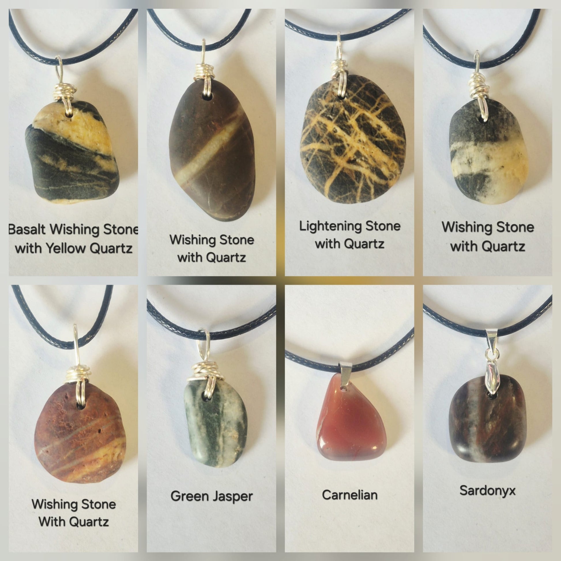 Beach Pebble Necklaces