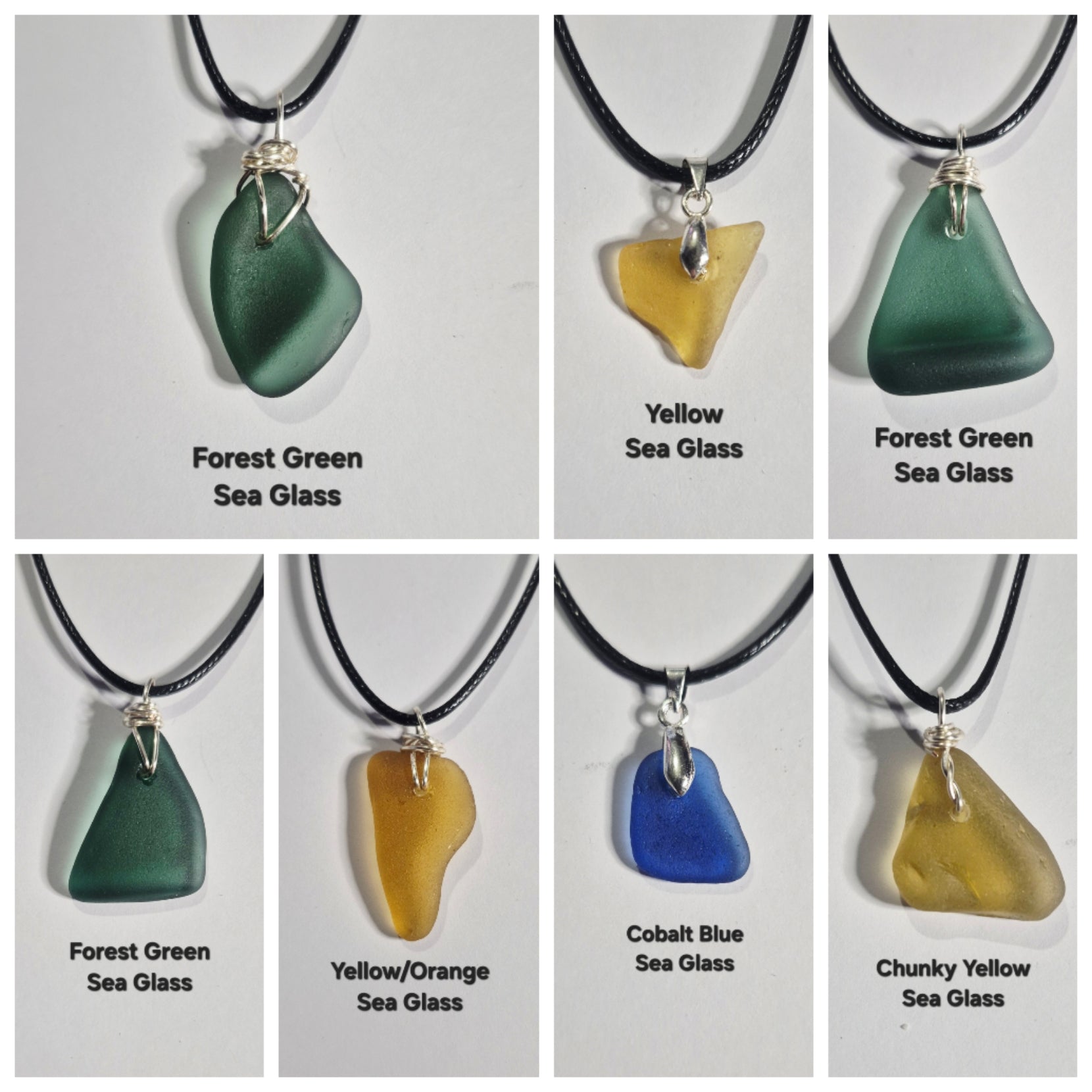 Rare Sea Glass Necklaces