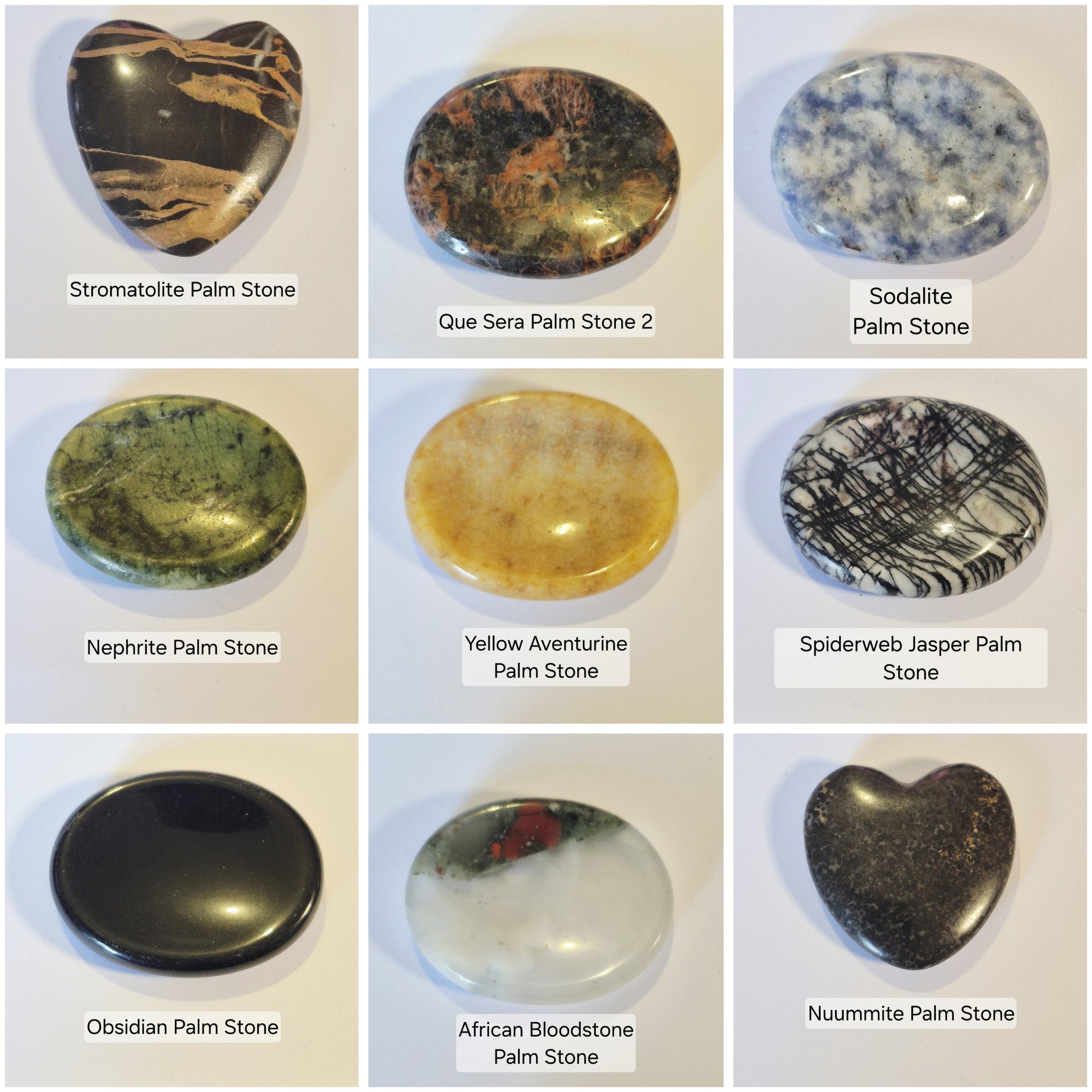 Shaped Gemstone Palm Stones