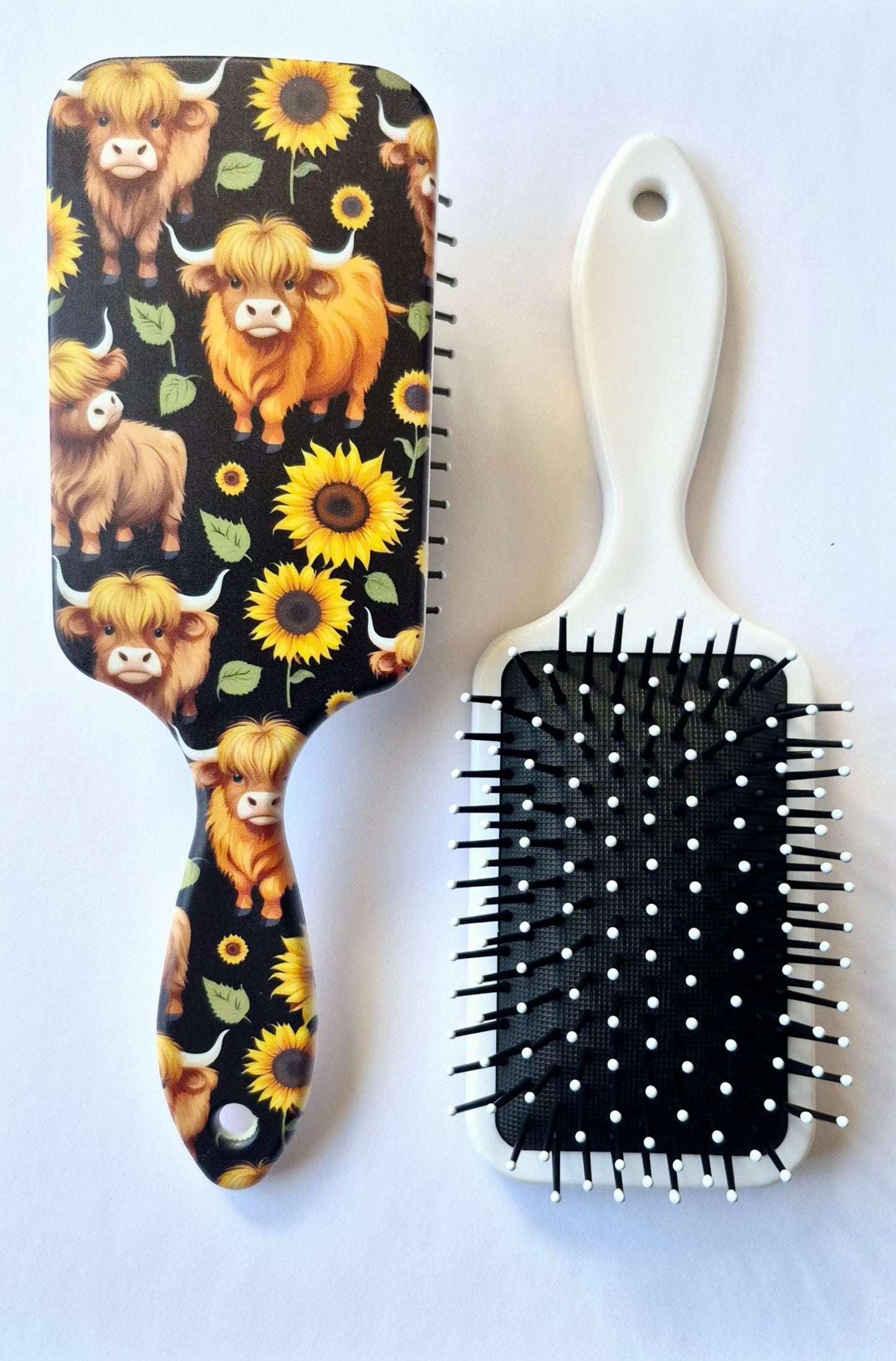 Printed Paddle Hairbrush Collection