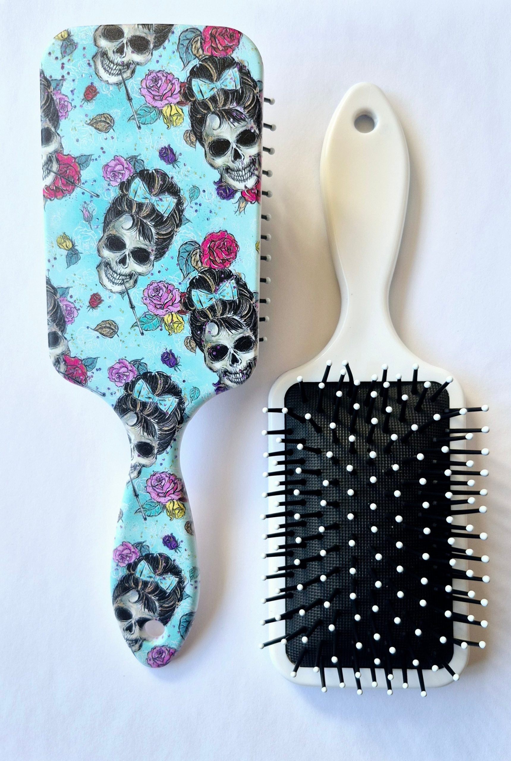 Printed Paddle Hairbrush Collection