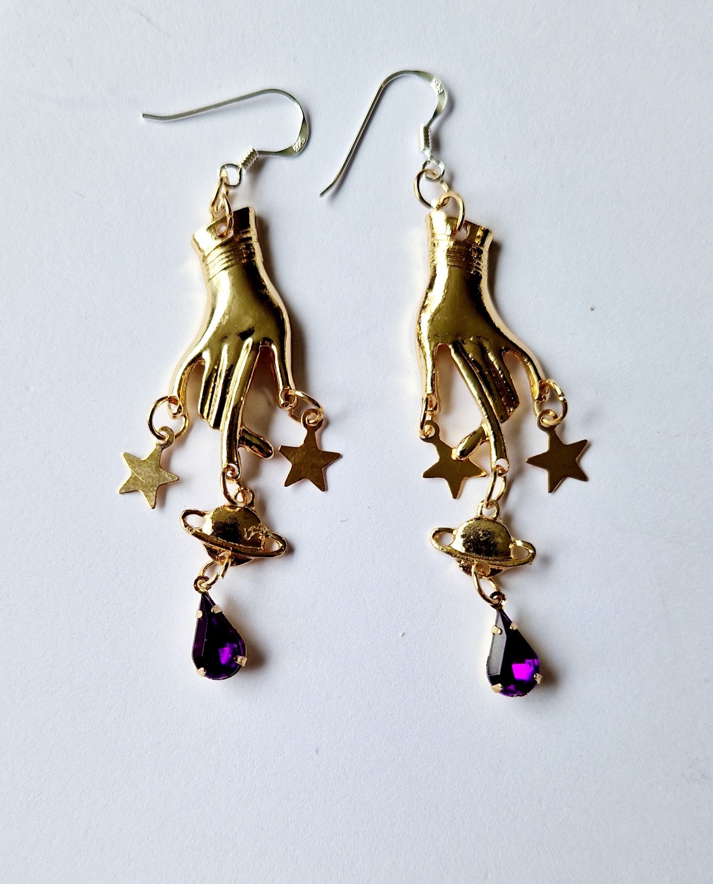 Celestial Charm Hand Earrings