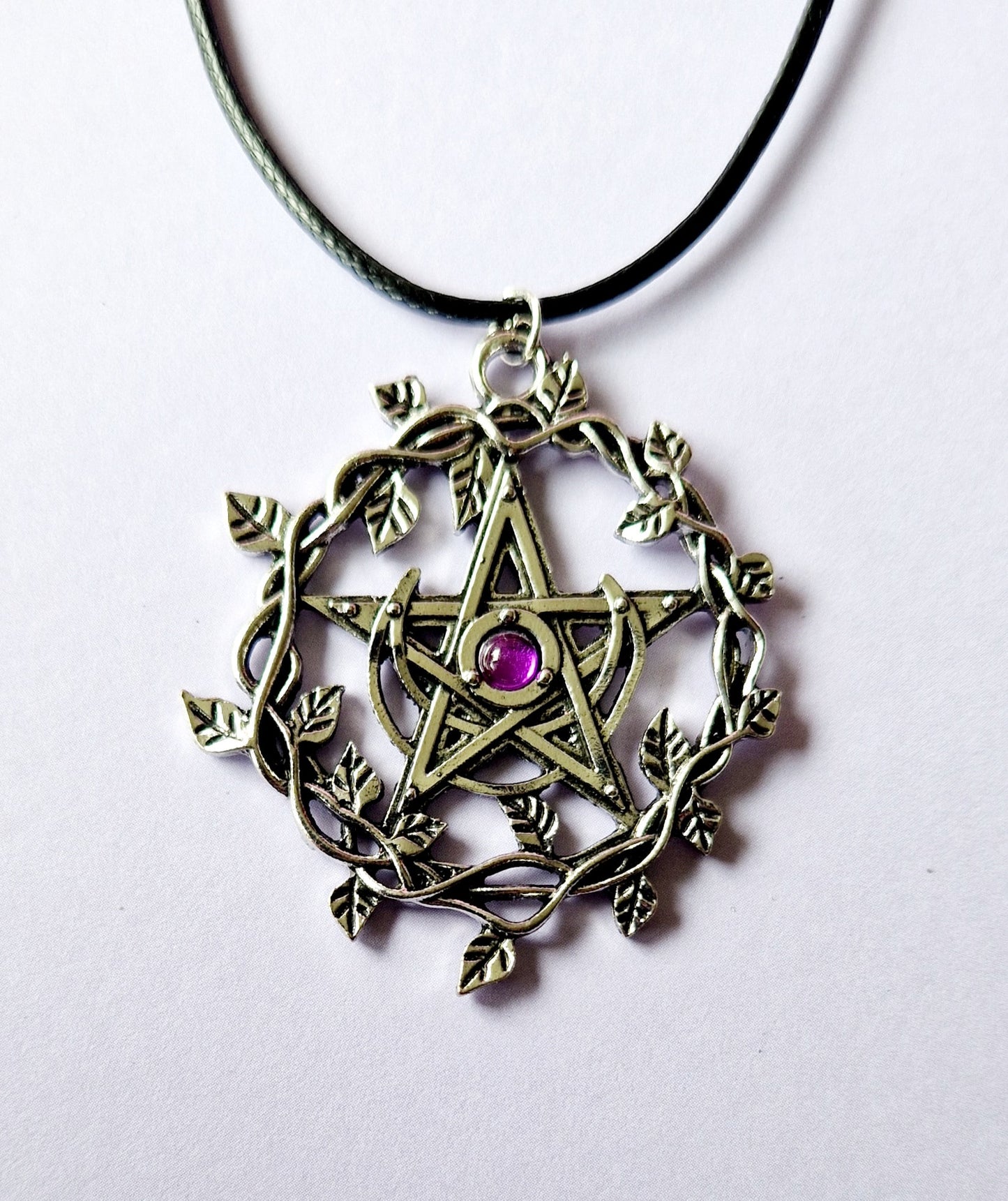 Pentagram Vine Pendant Necklace
