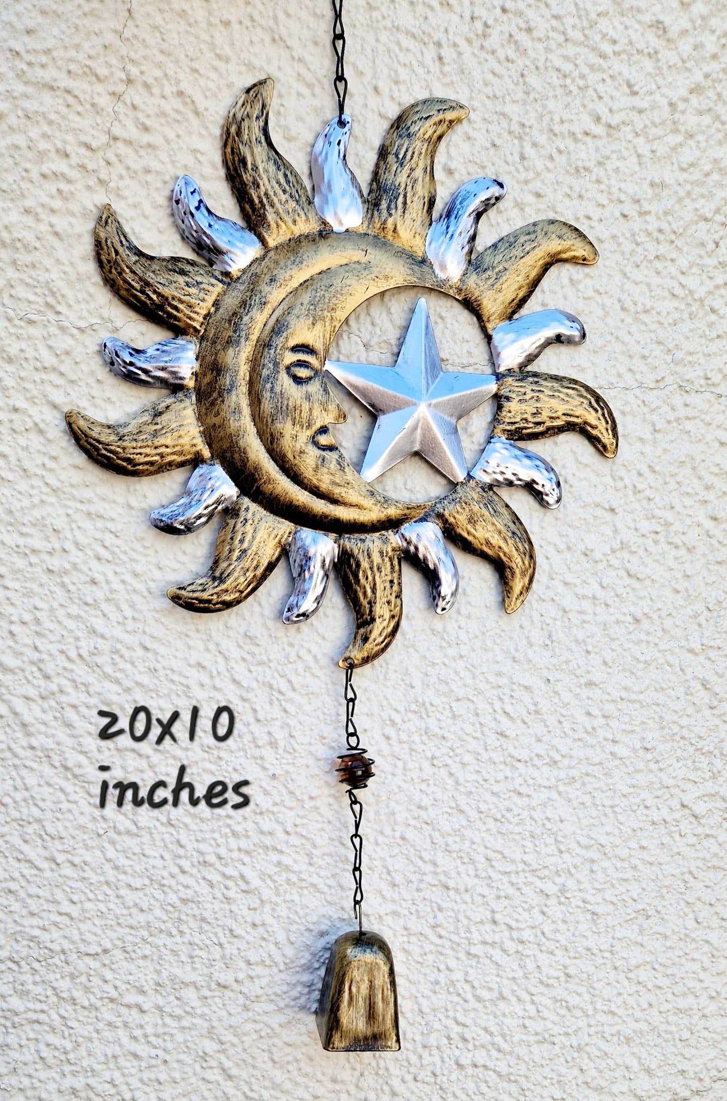 Sun and Moon garden Wind Chime