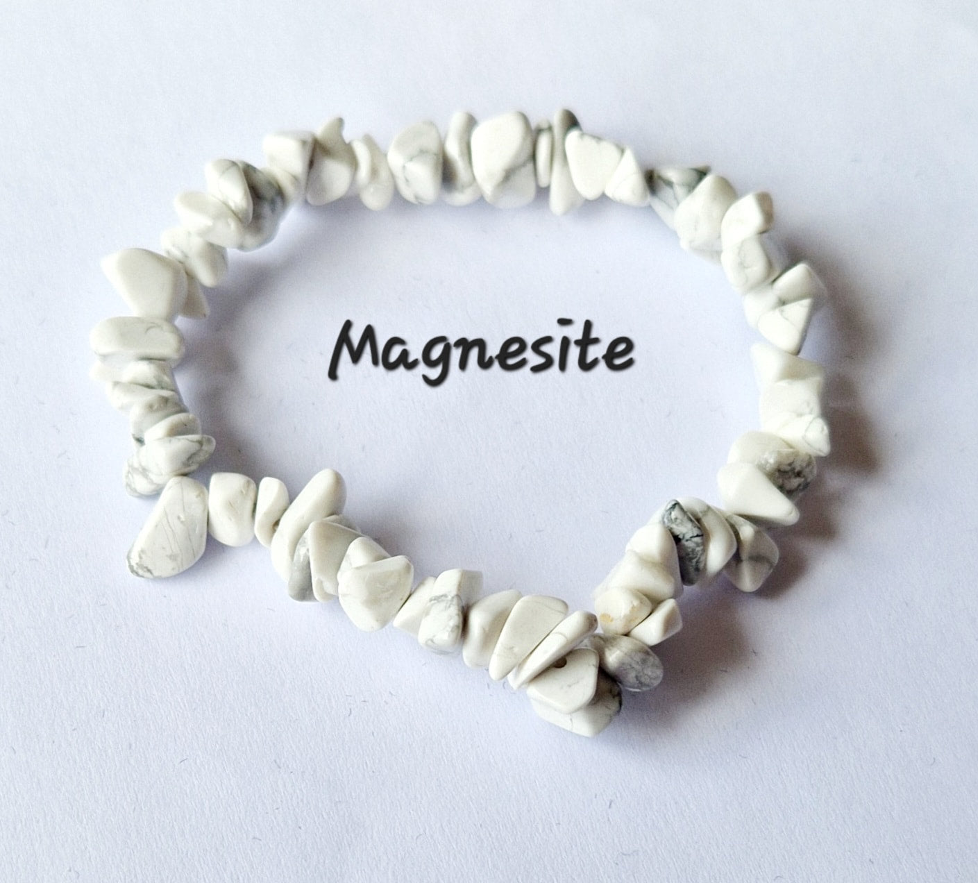 Gemstone Chip Elasticated Bracelets