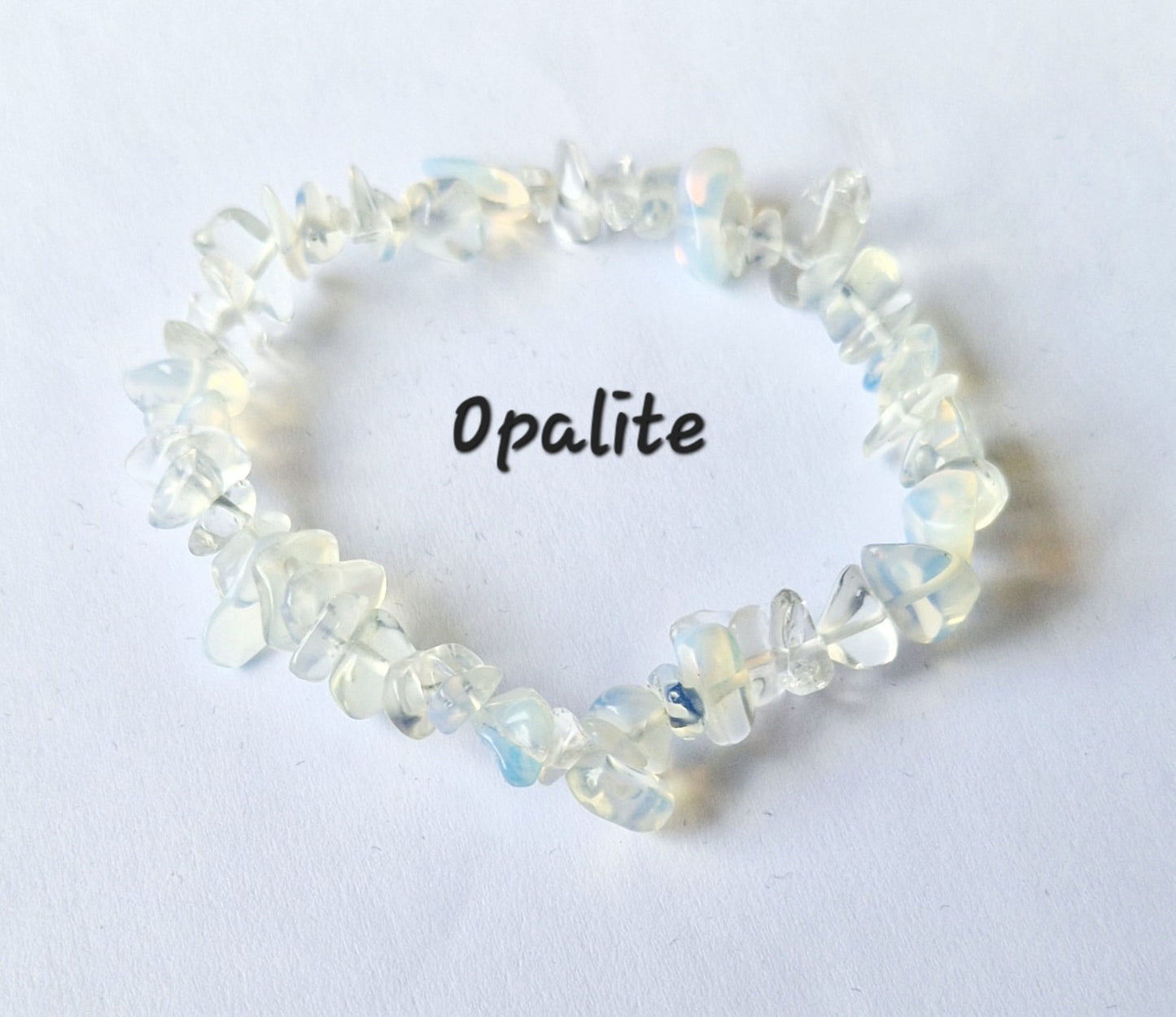 Gemstone Chip Elasticated Bracelets