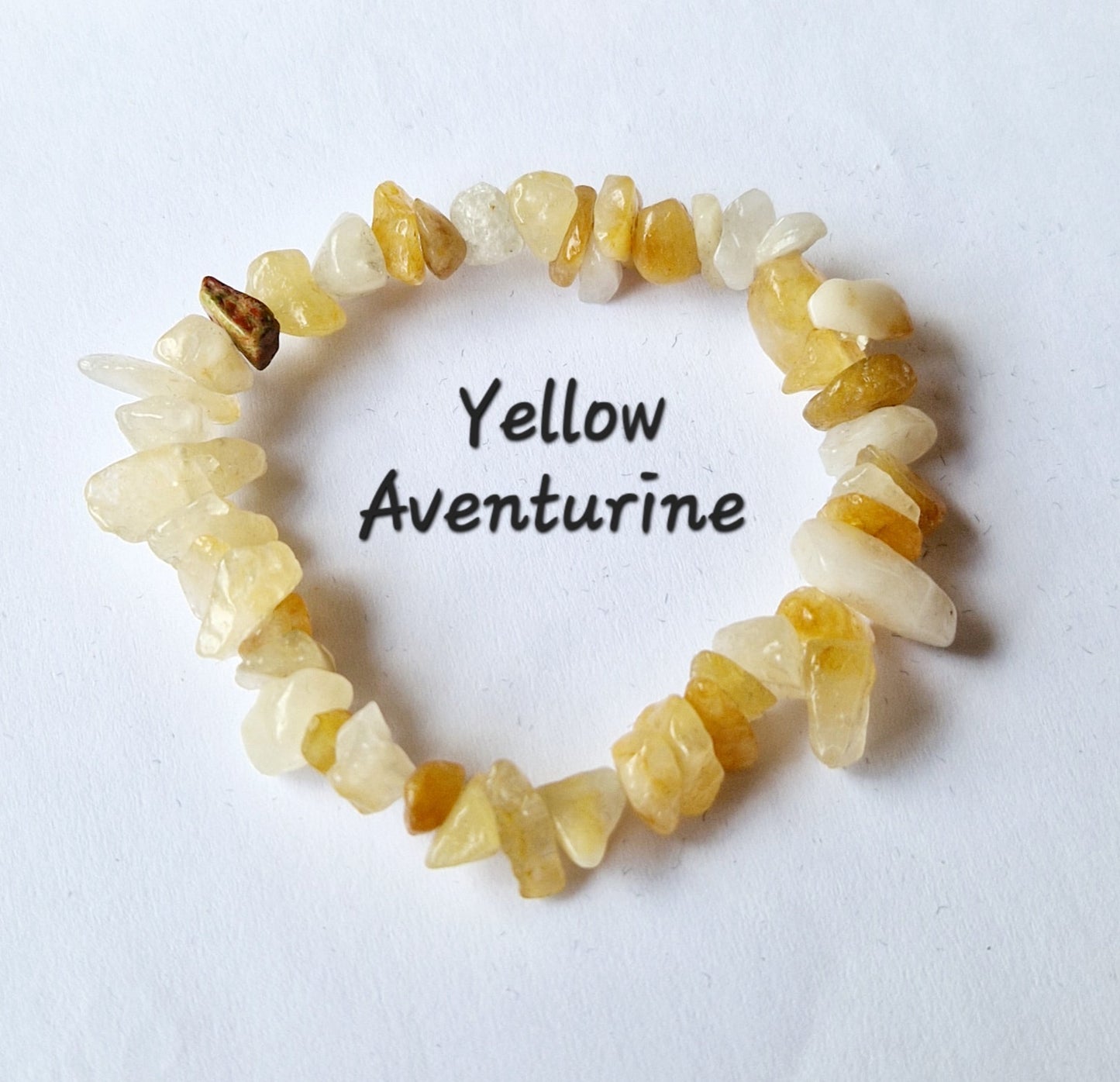 Gemstone Chip Elasticated Bracelets