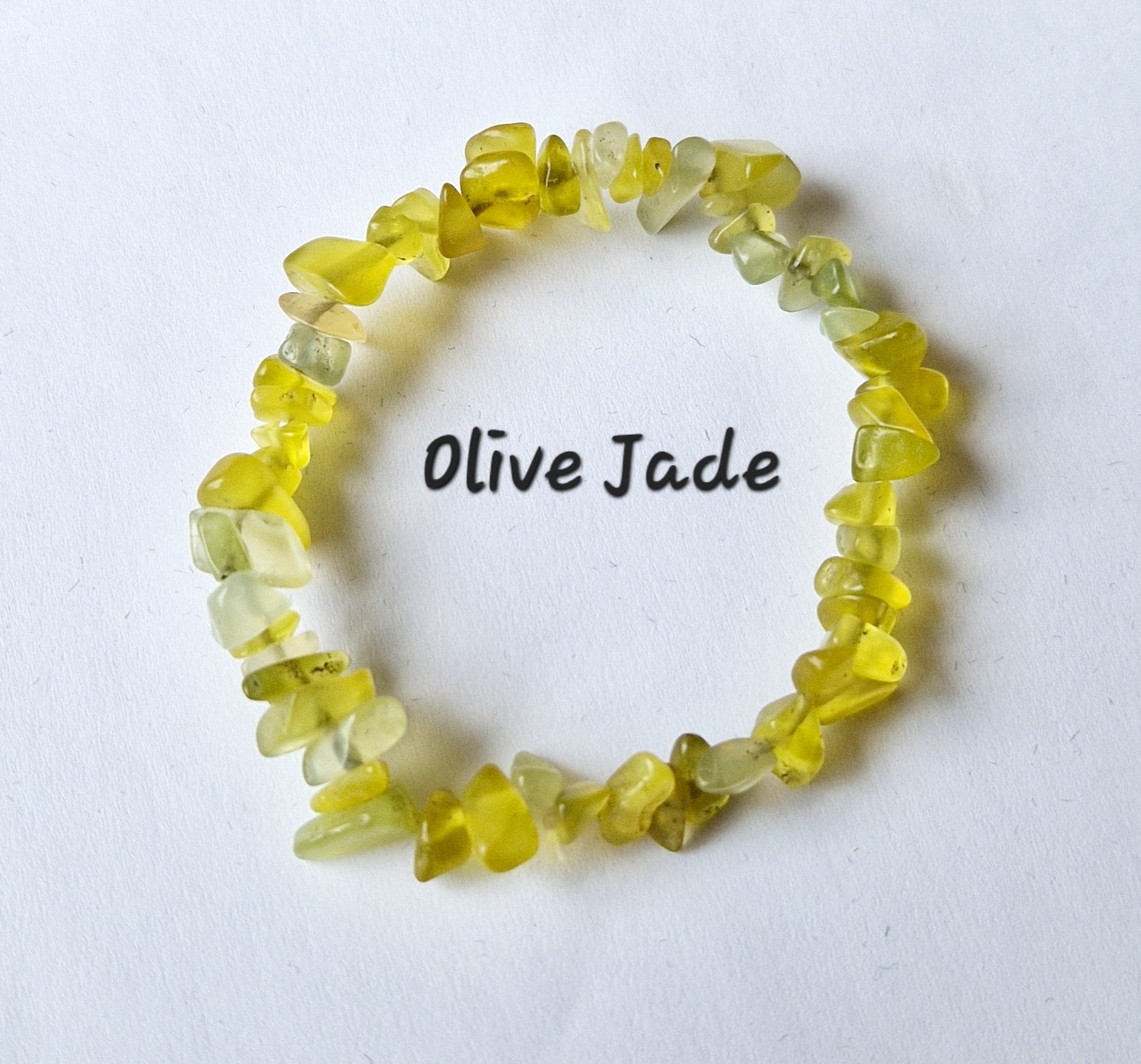 Gemstone Chip Elasticated Bracelets