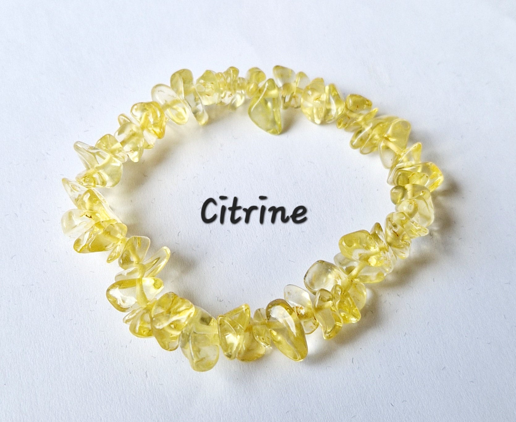 Gemstone Chip Elasticated Bracelets