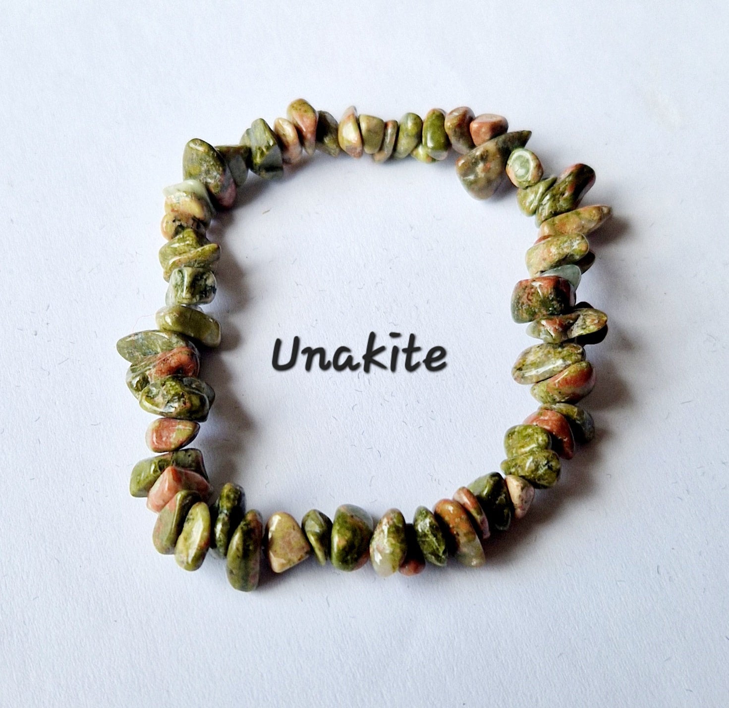 Gemstone Chip Elasticated Bracelets