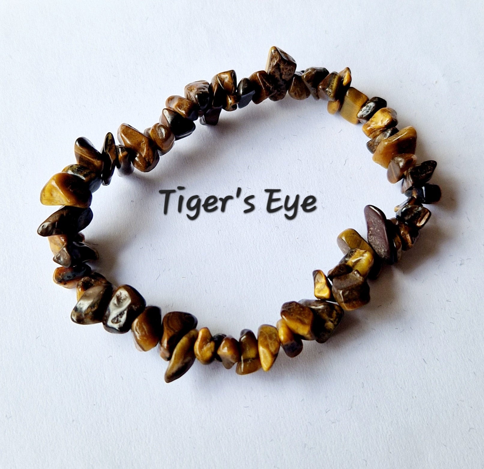Gemstone Chip Elasticated Bracelets