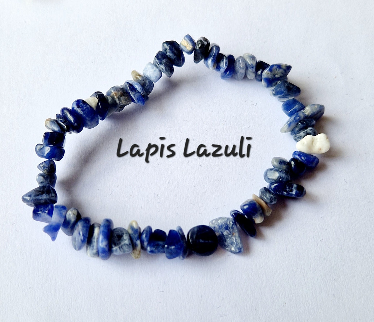 Gemstone Chip Elasticated Bracelets